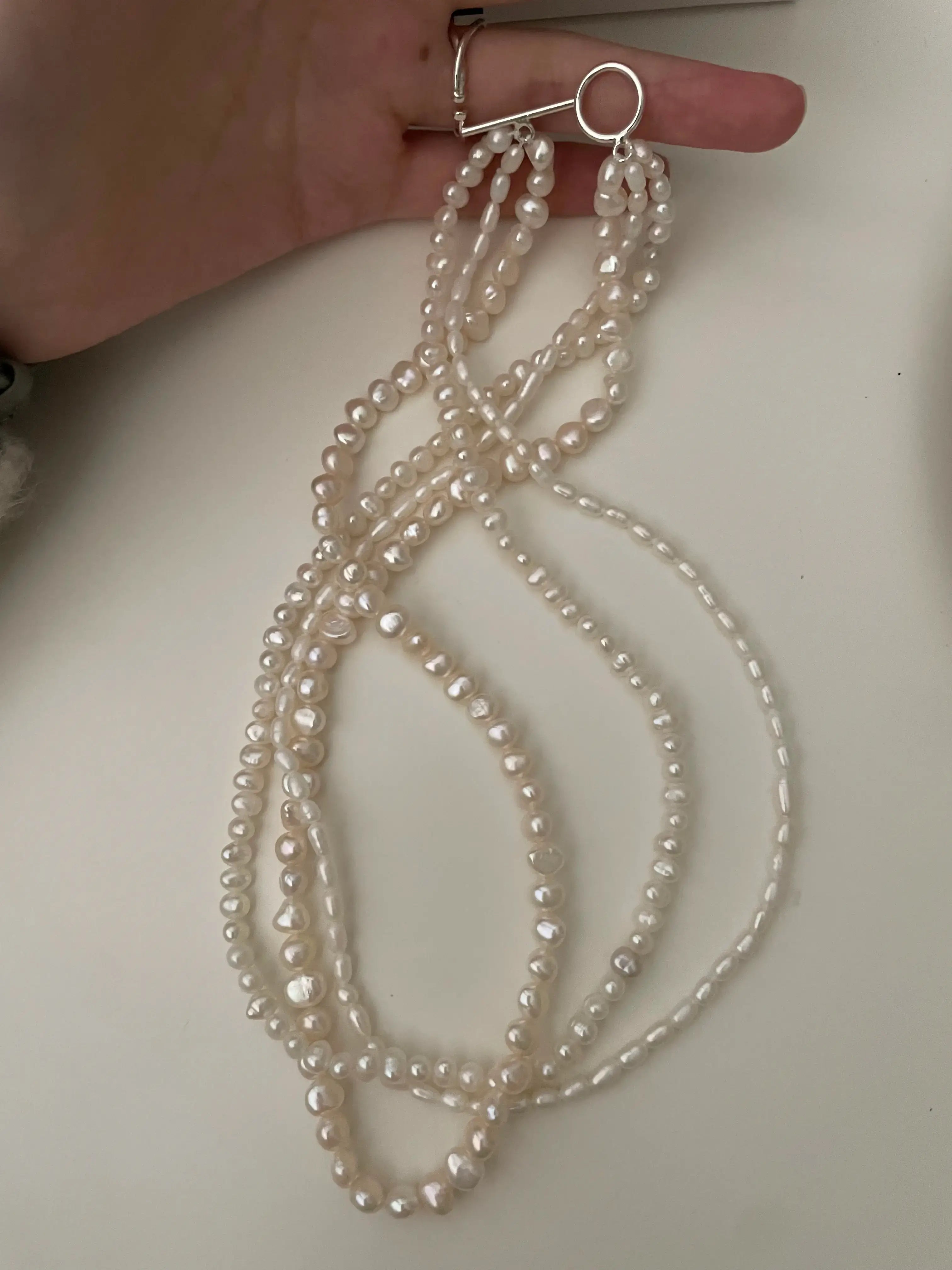 Triple-Twist Freshwater Pearl Layered Necklace
