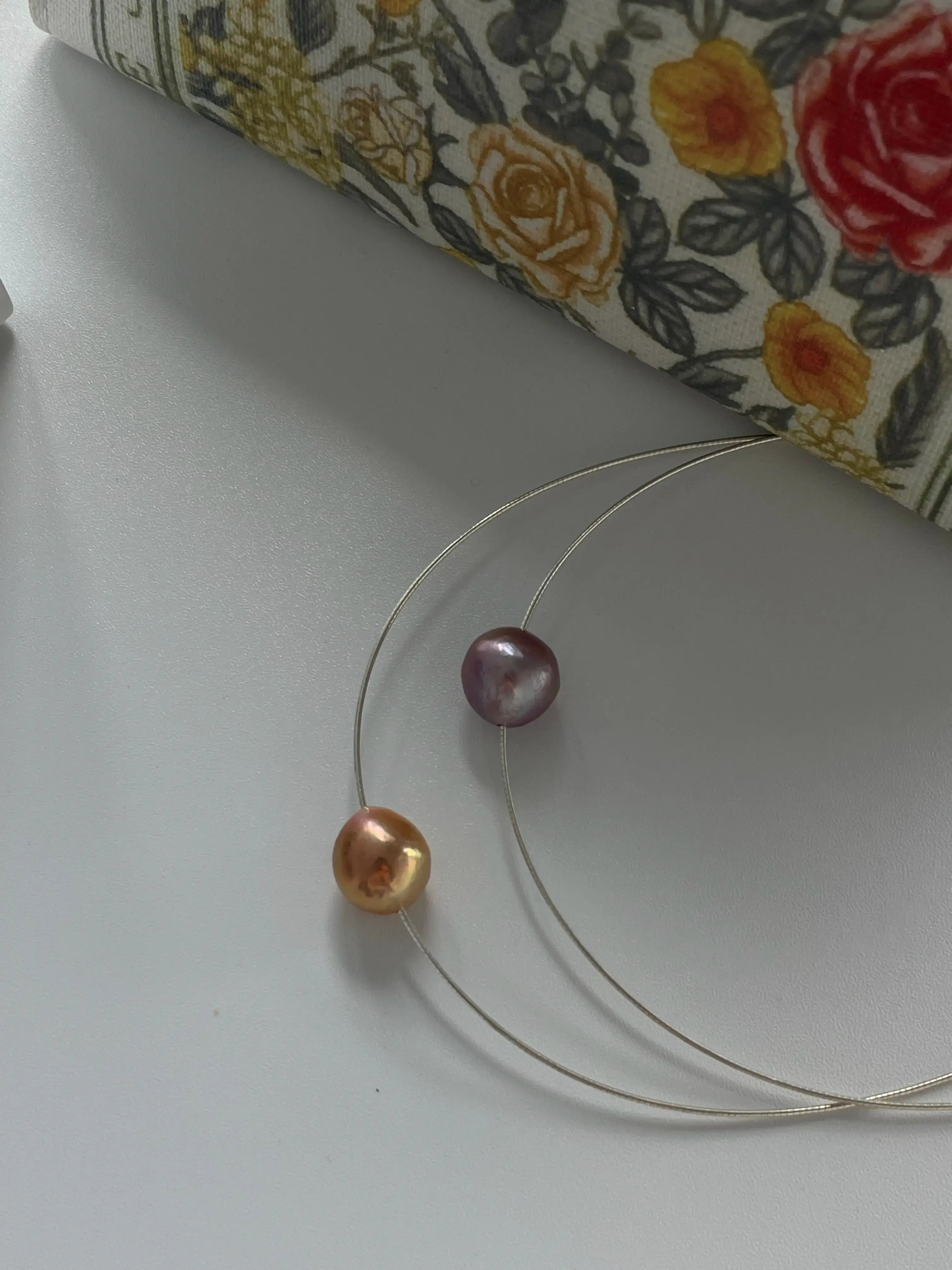 Colorful Edison Pearl Choker Necklace