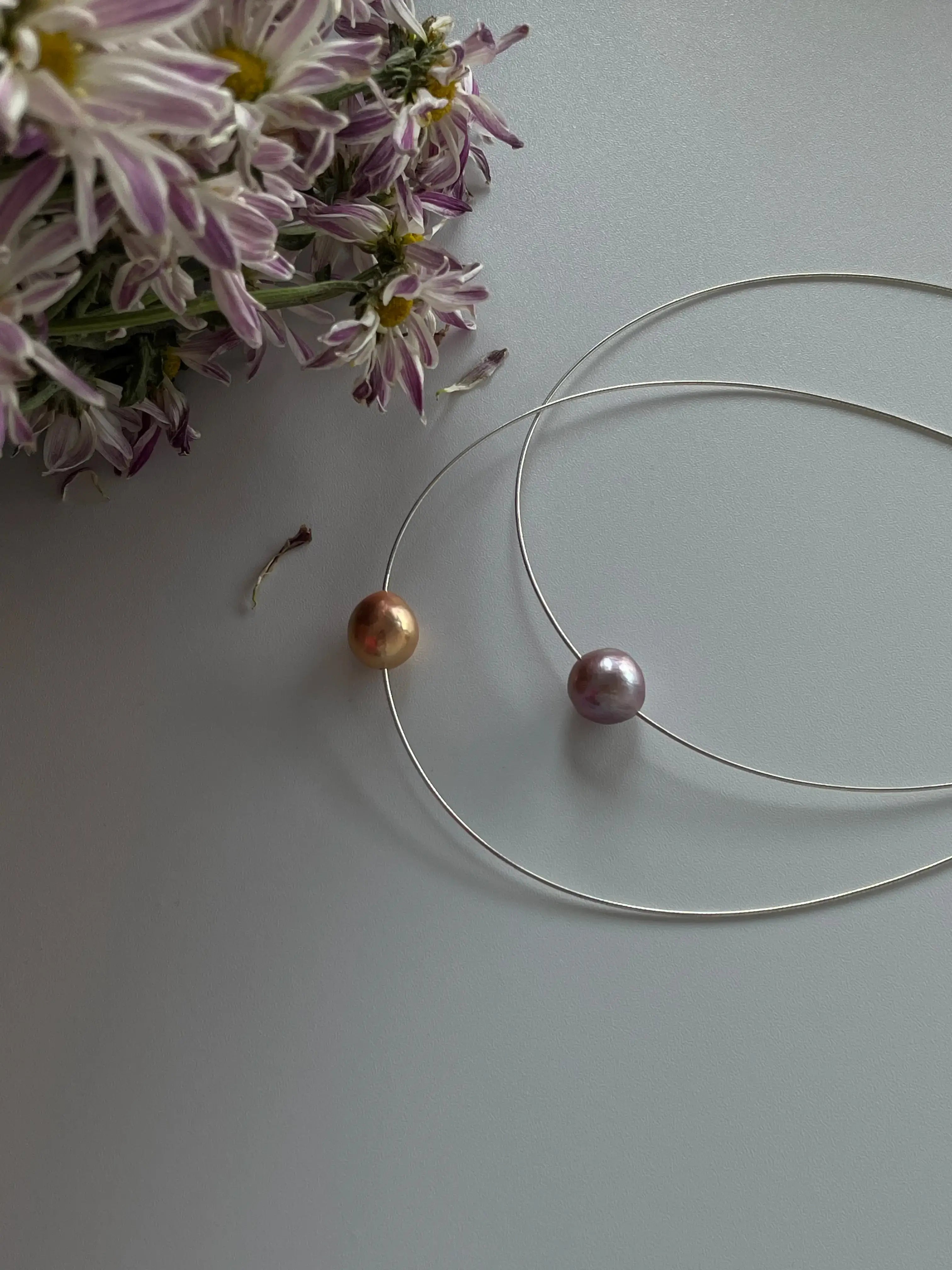 Colorful Edison Pearl Choker Necklace