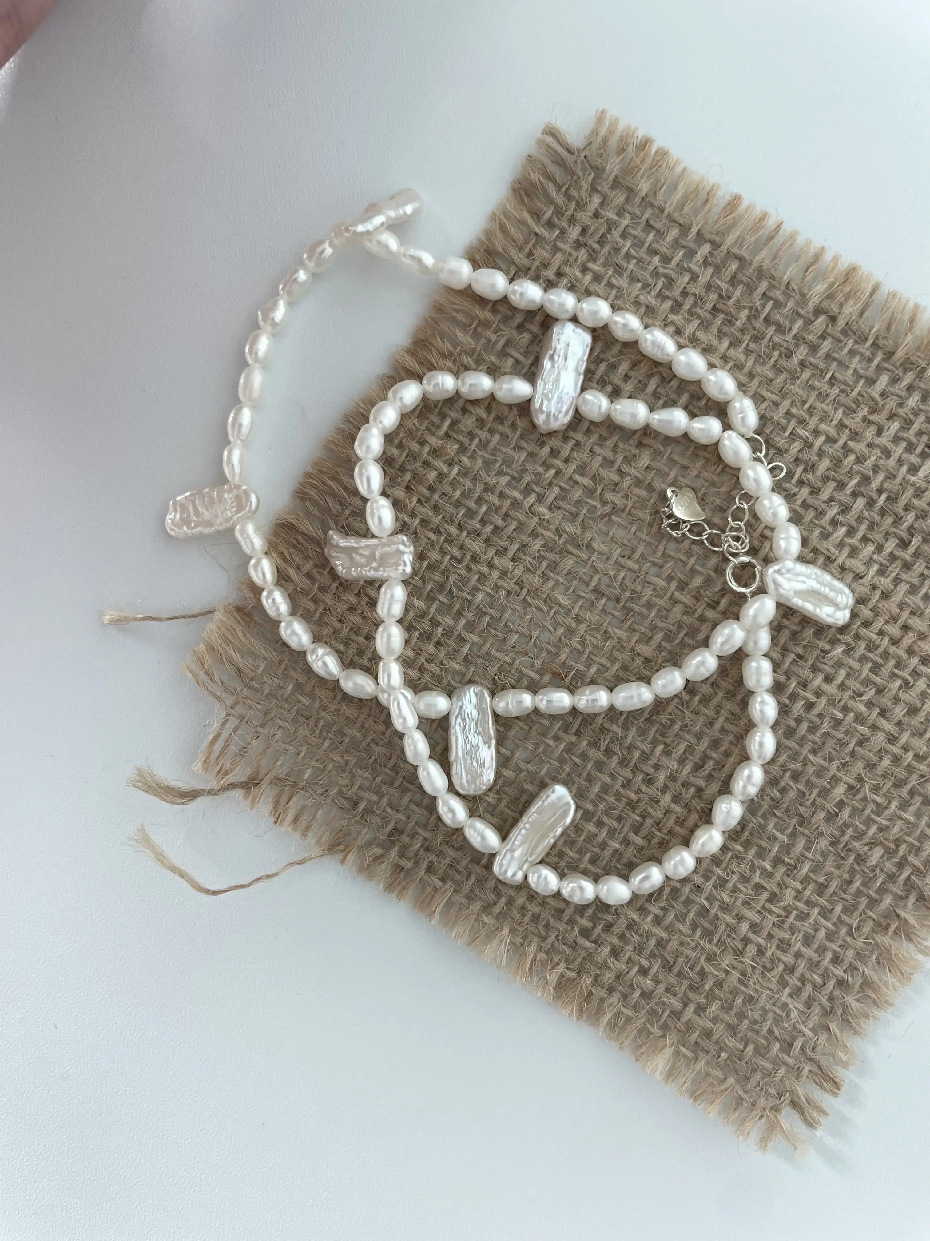 Cute Freshwater and Baroque Pearl Necklace