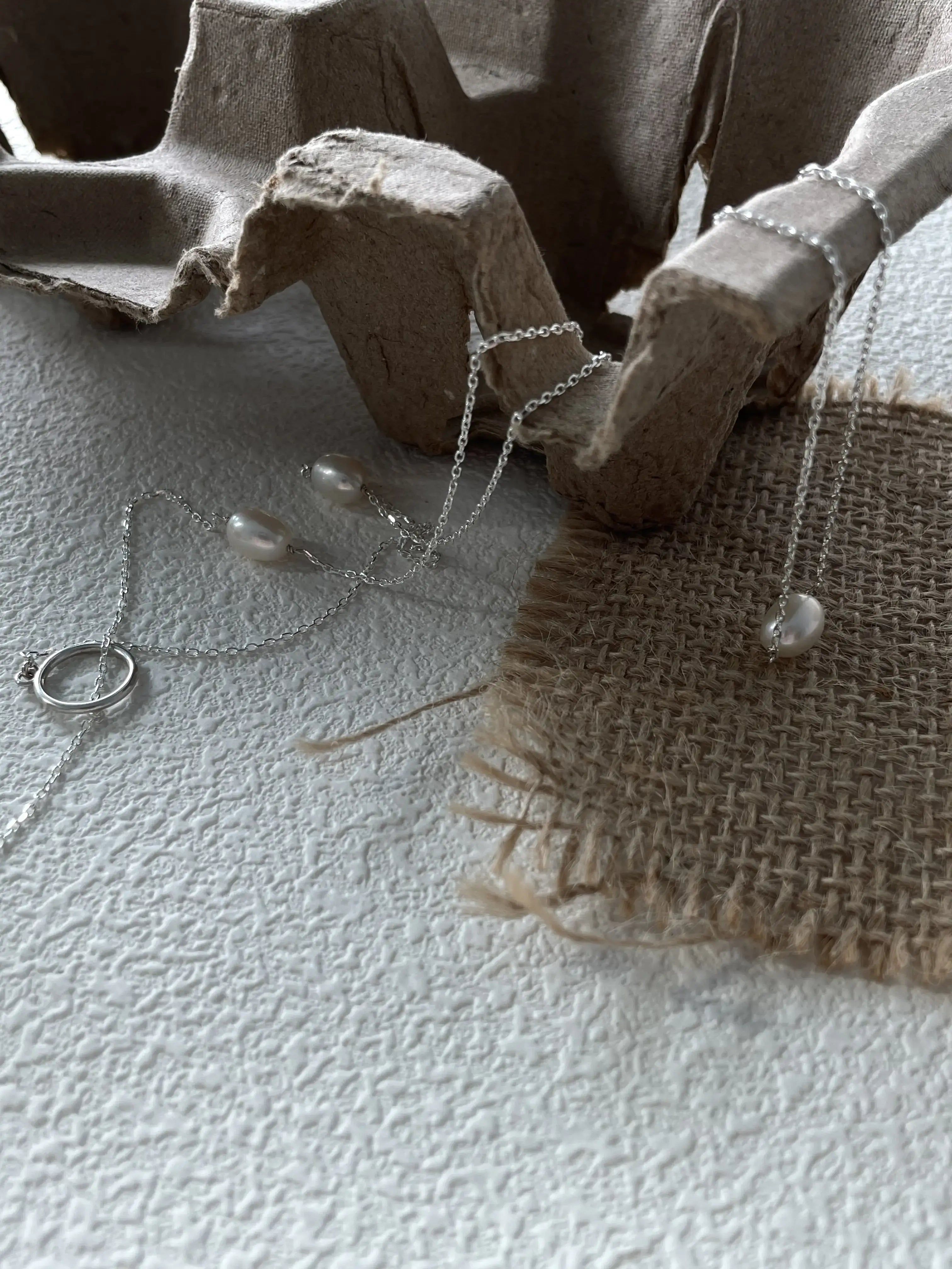 Wrap-Around Long Chain Freshwater Pearl Necklace