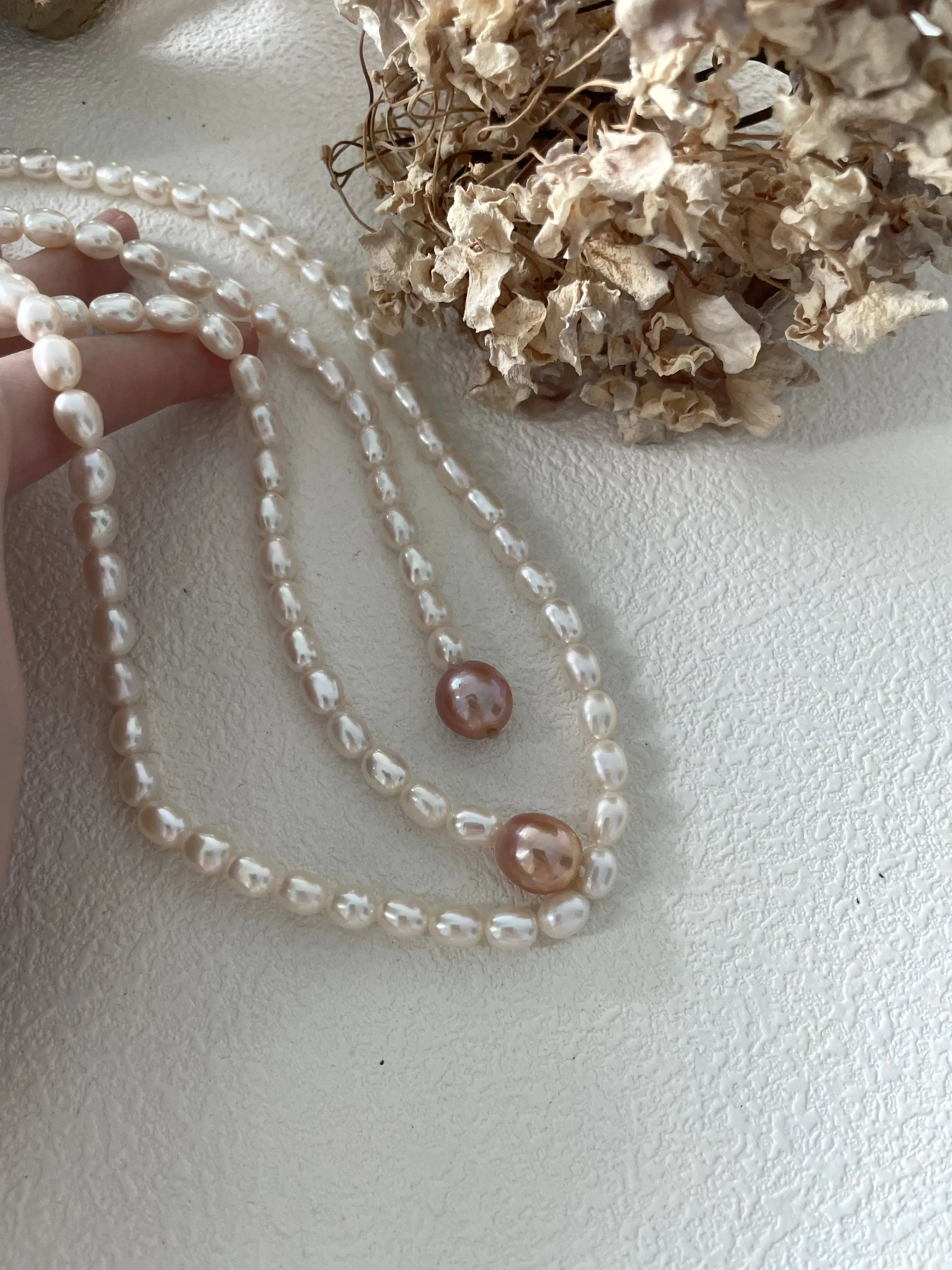 Wrap-Around Long Freshwater Pearl Necklace
