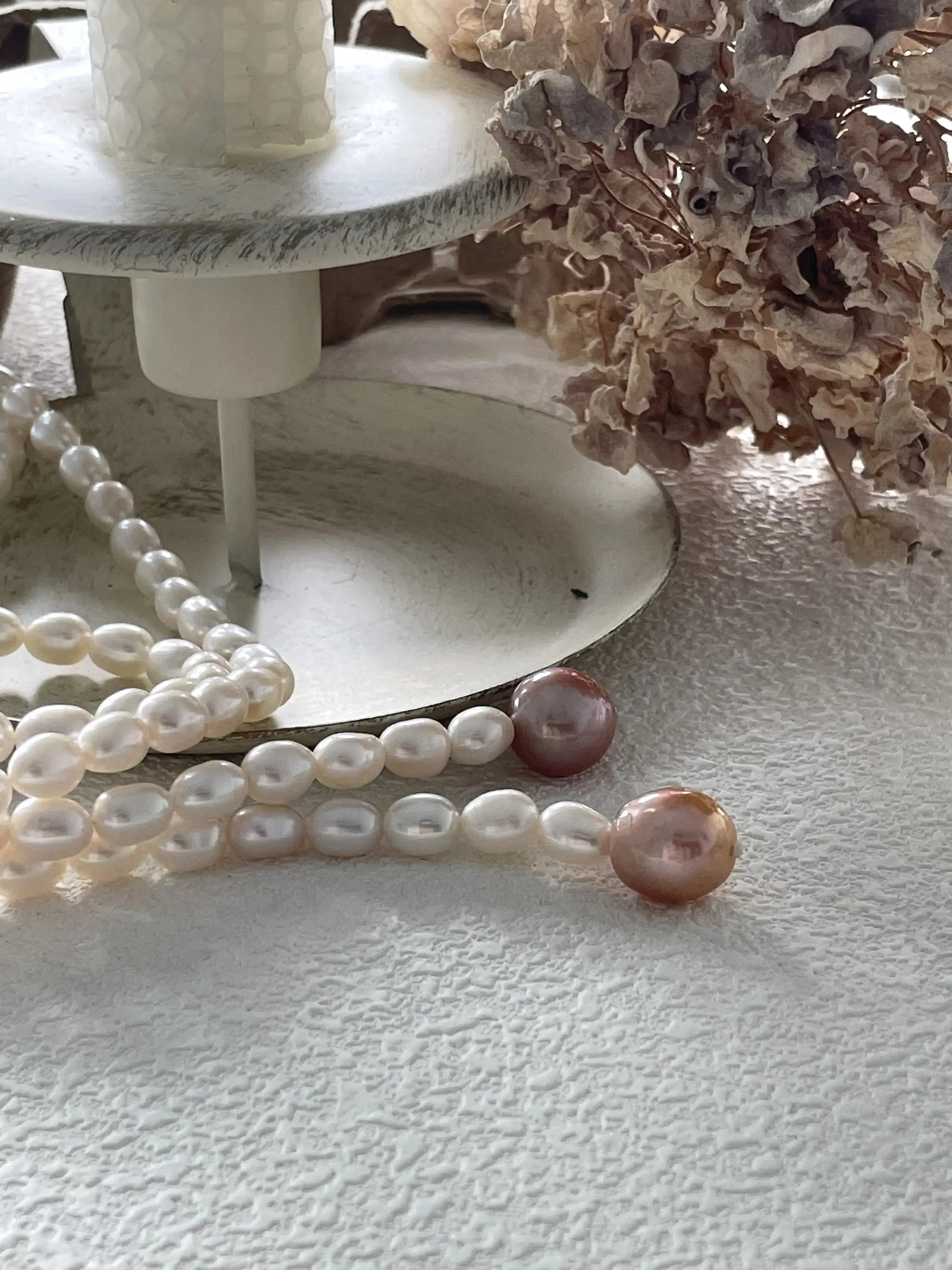 Wrap-Around Long Freshwater Pearl Necklace