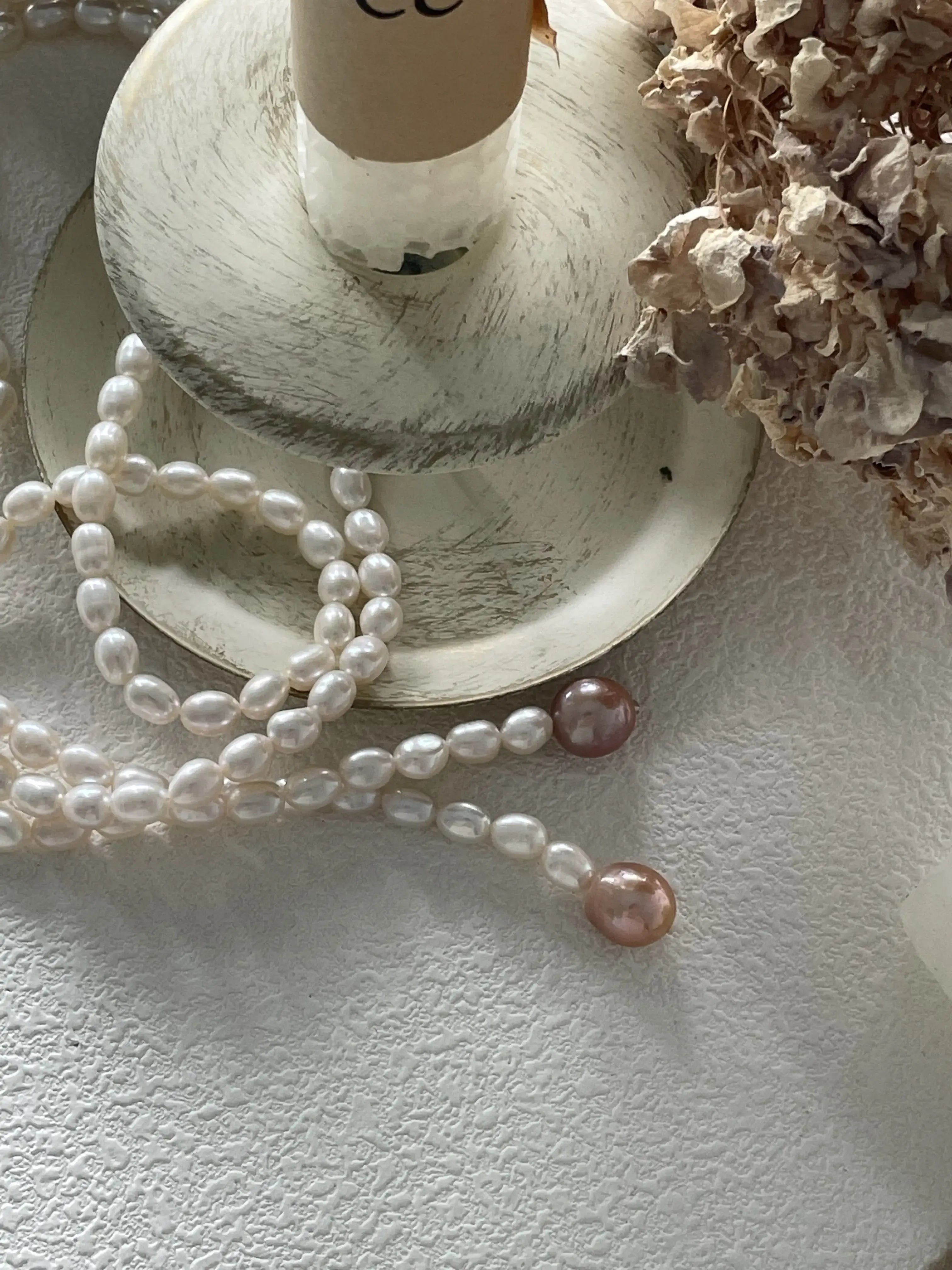 Wrap-Around Long Freshwater Pearl Necklace