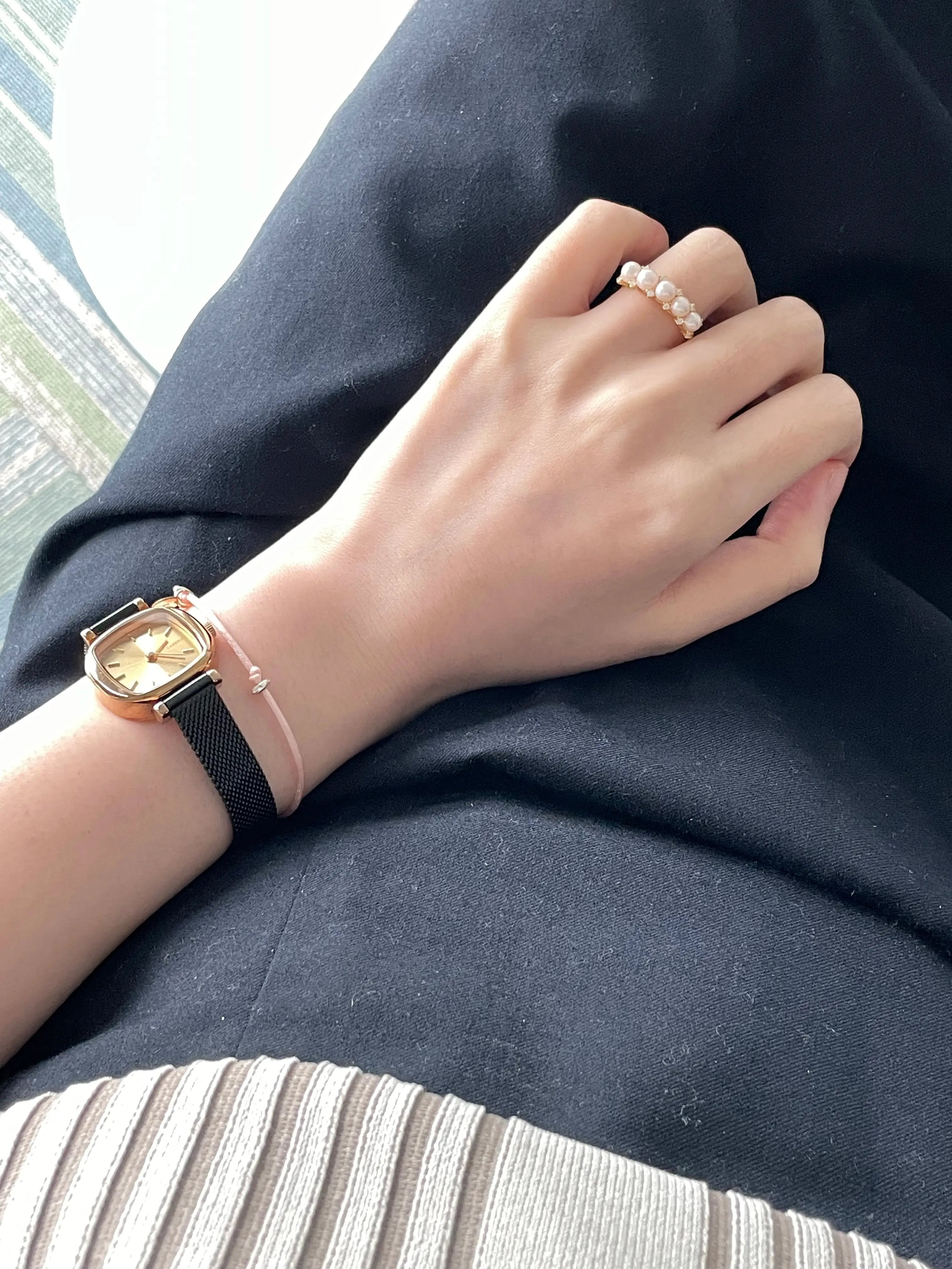 18K Gold Multi-Pearl Freshwater Ring