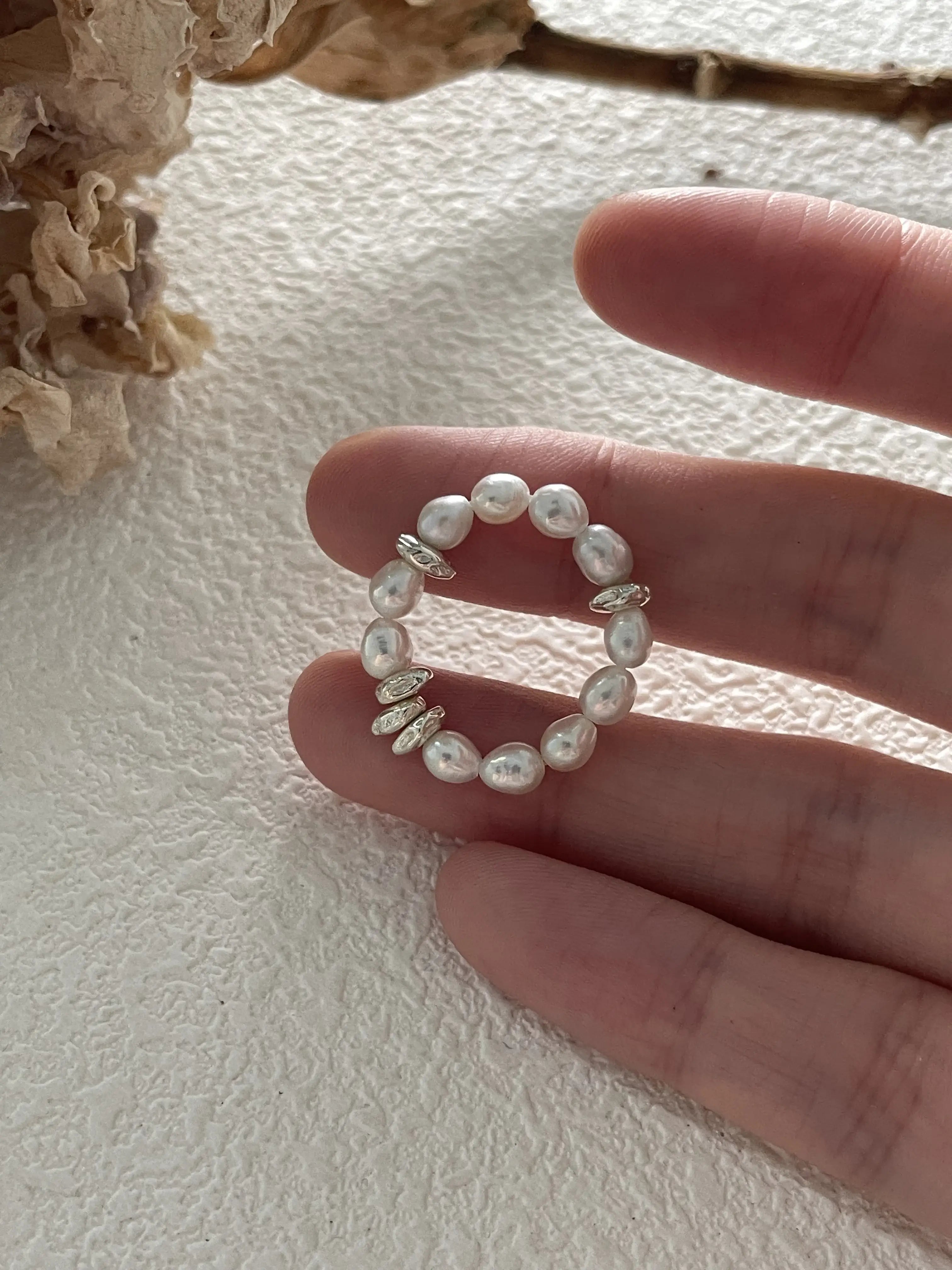 Stretchable Baby Freshwater Pearl Ring