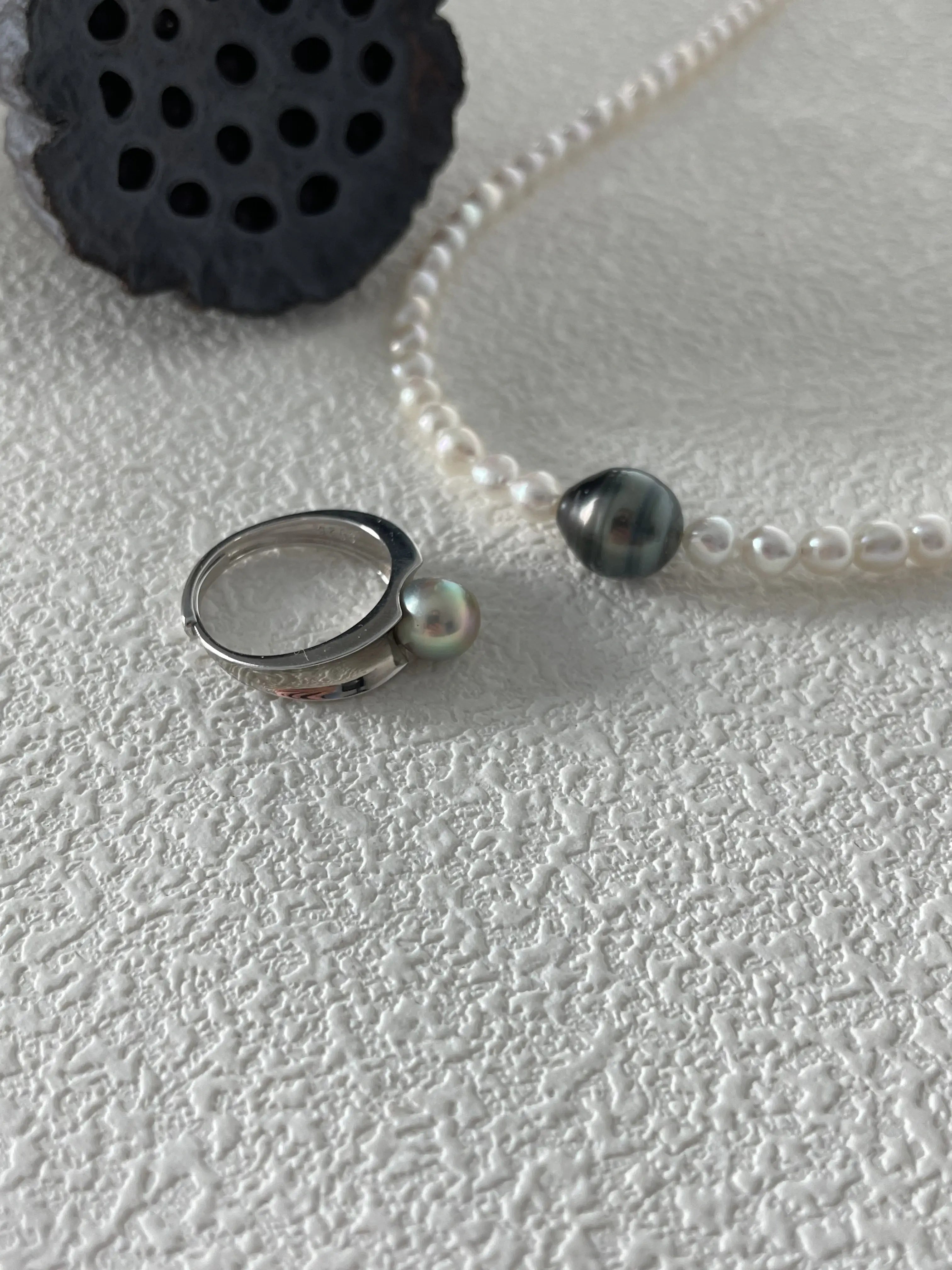 Classic Akoya Pearl Sterling Silver Ring