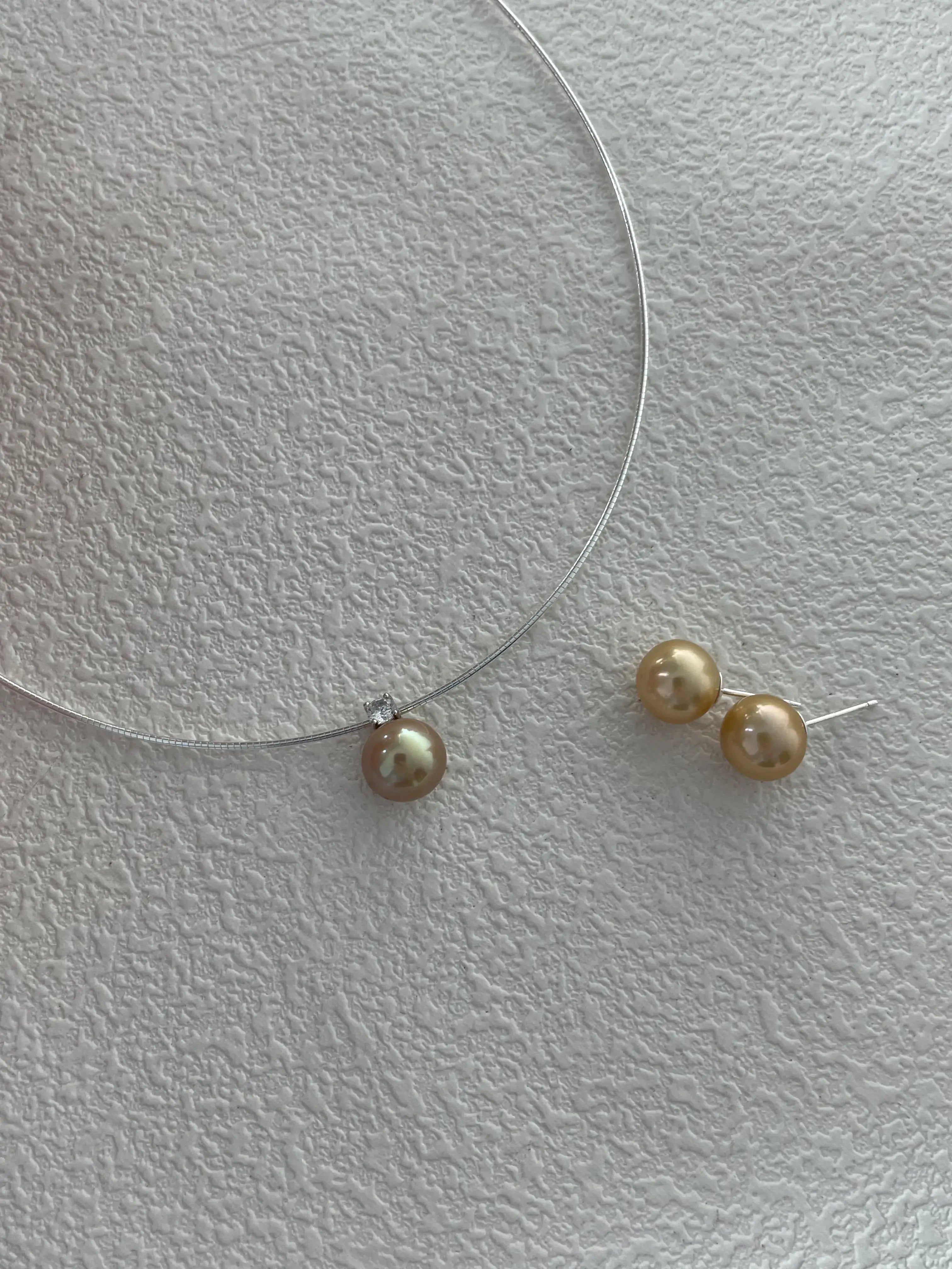 Single Edison Pearl Pendant Necklace