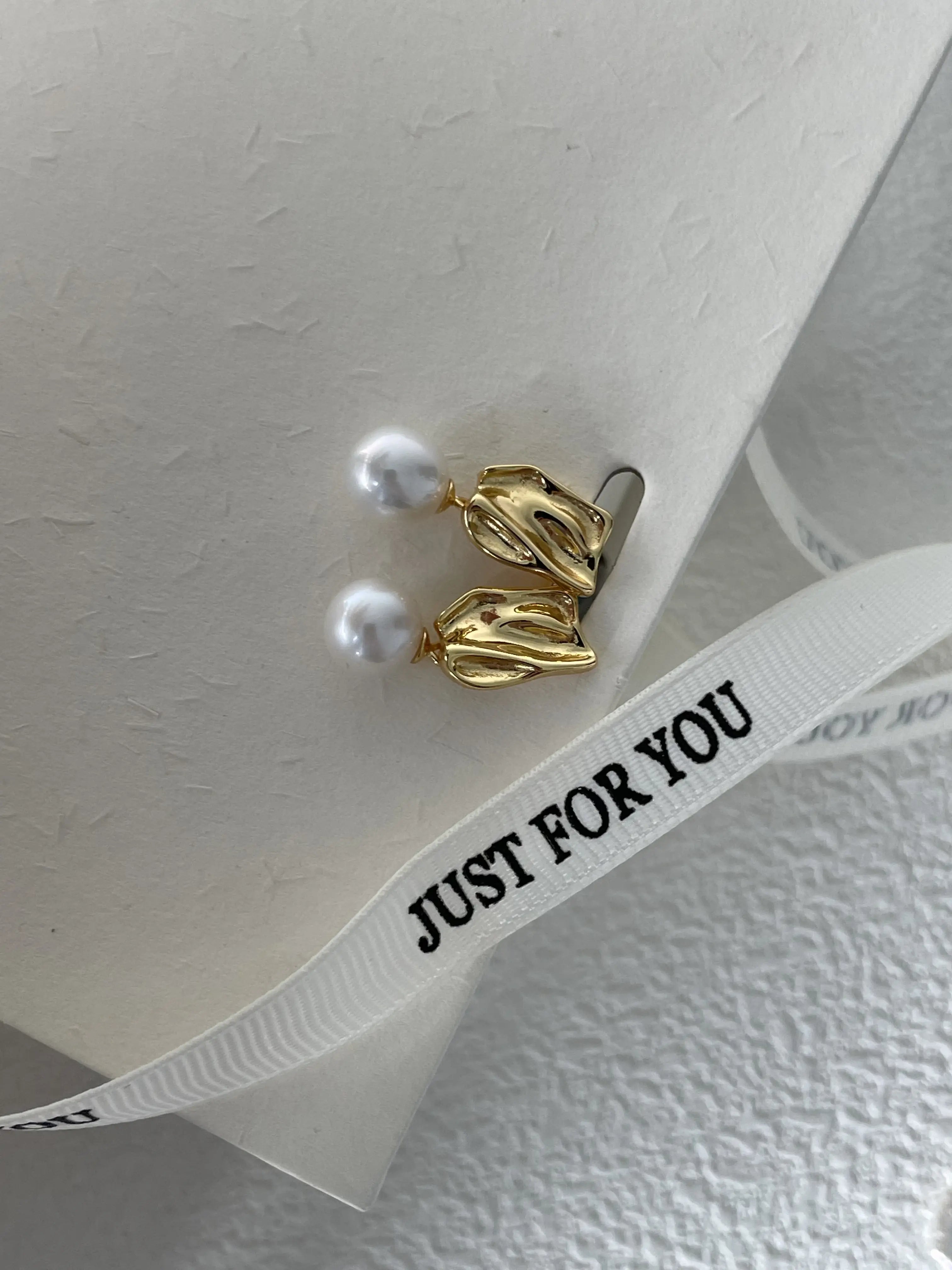 18K Gold Freshwater Pearl Drop Earrings