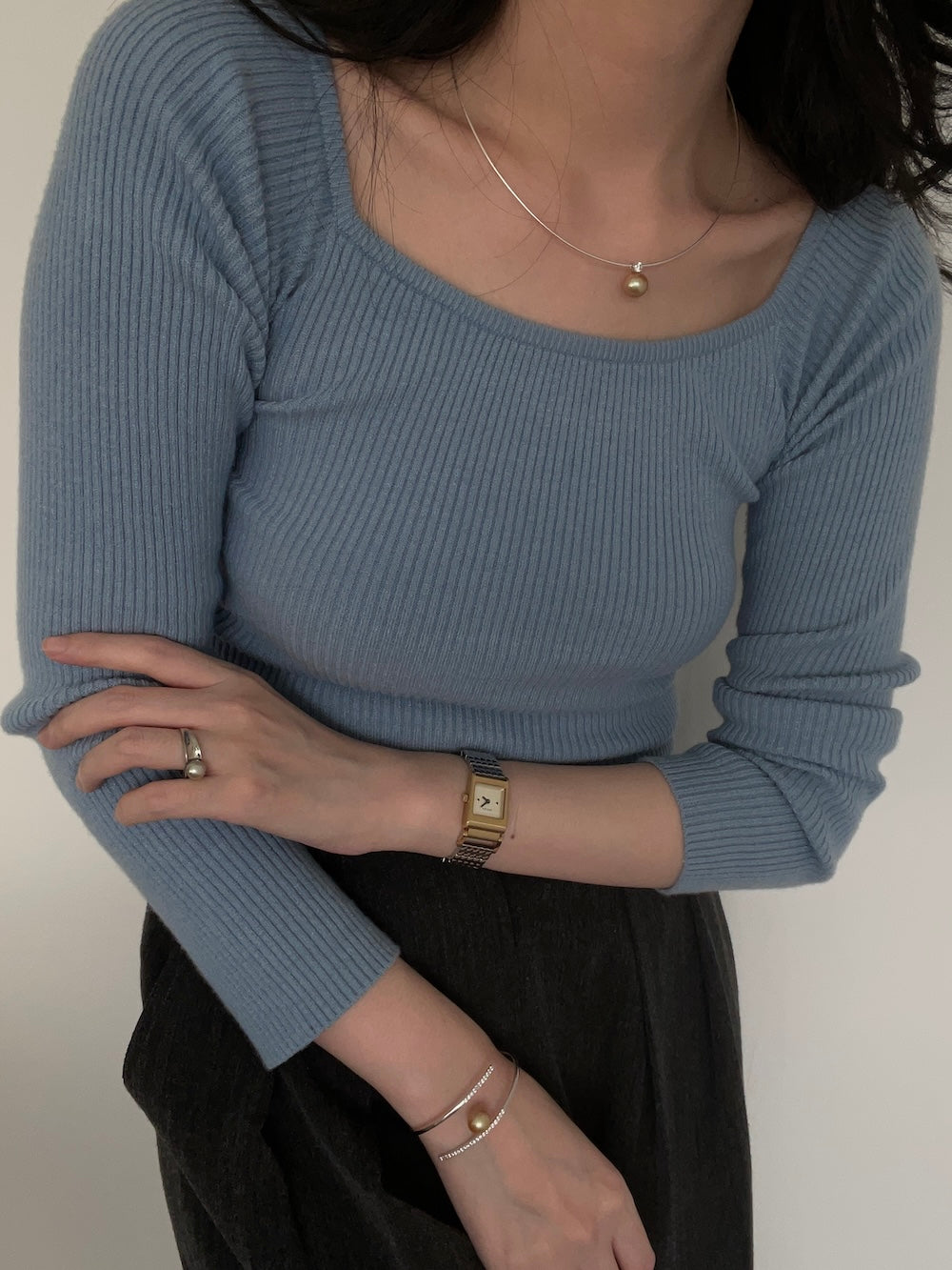 Single Edison Pearl Pendant Necklace