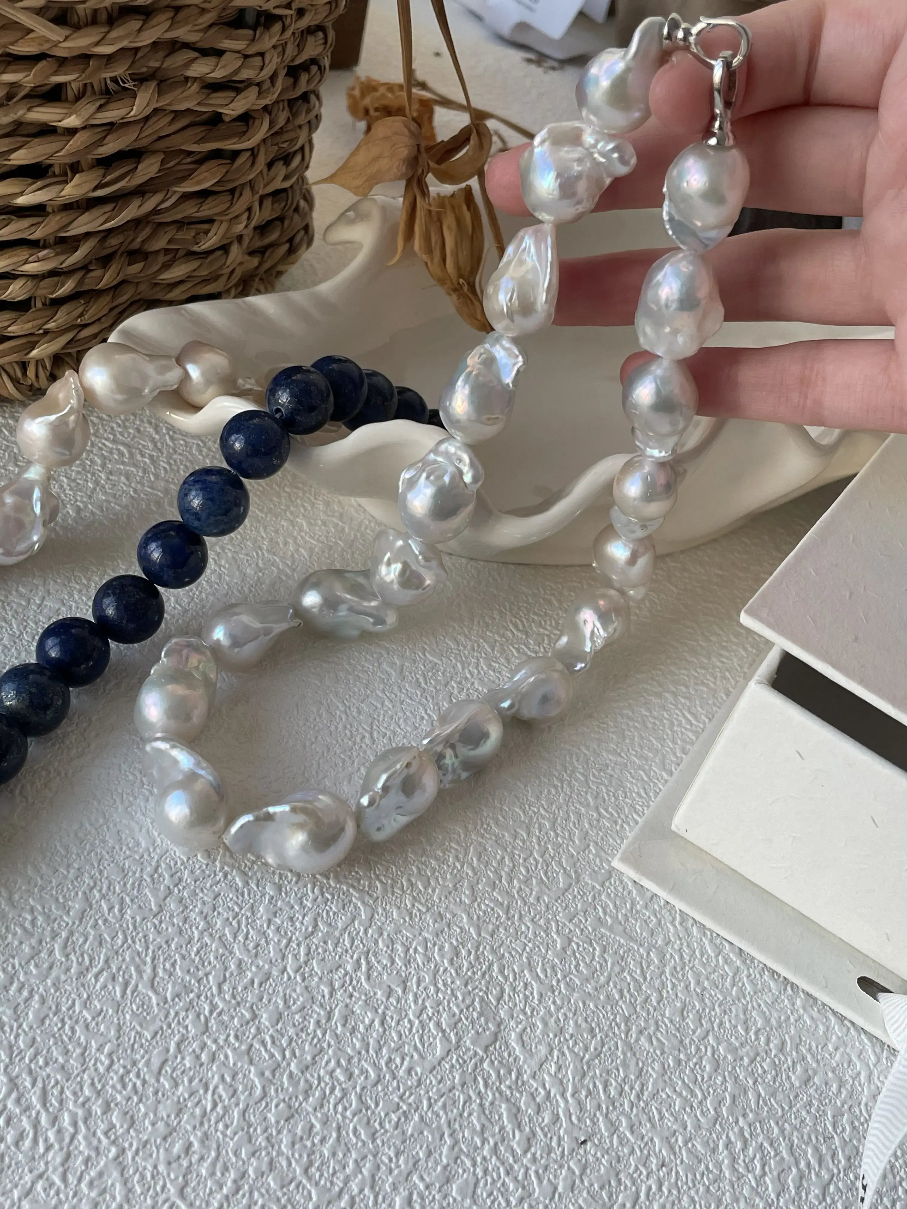 Baroque Pearl Strand Necklace