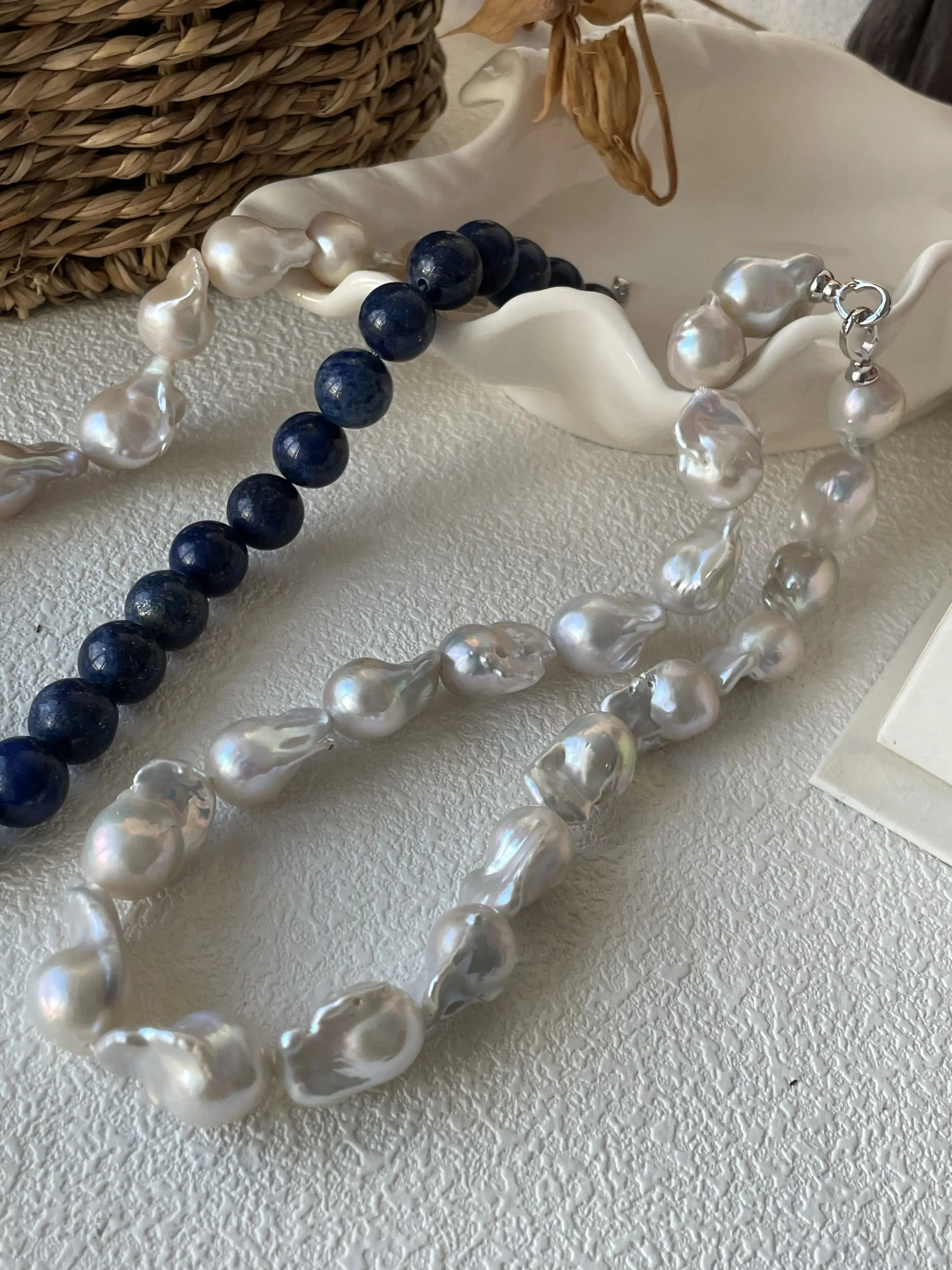 Baroque Pearl Strand Necklace