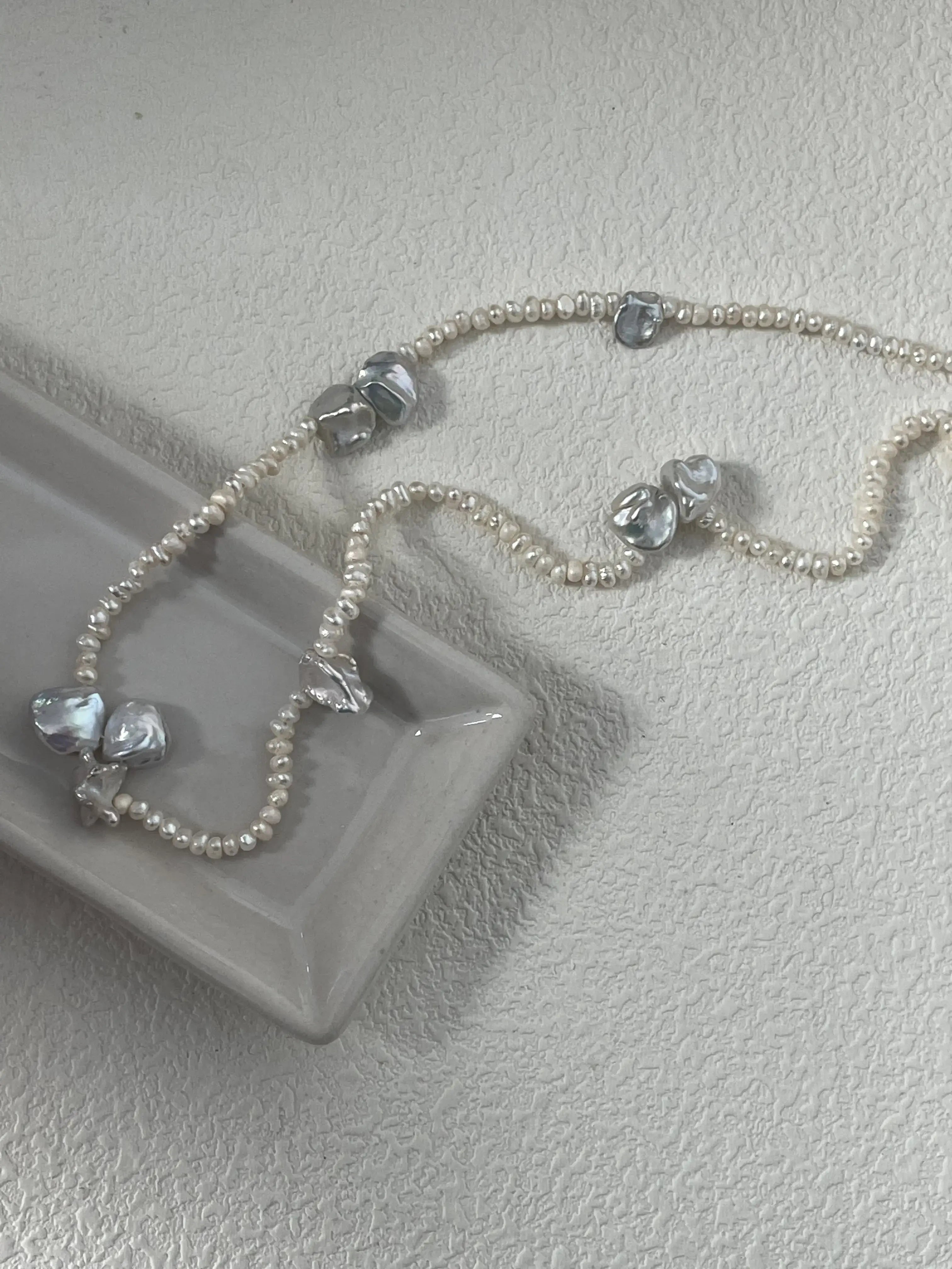 Artistic Petal Baroque Pearl Necklace