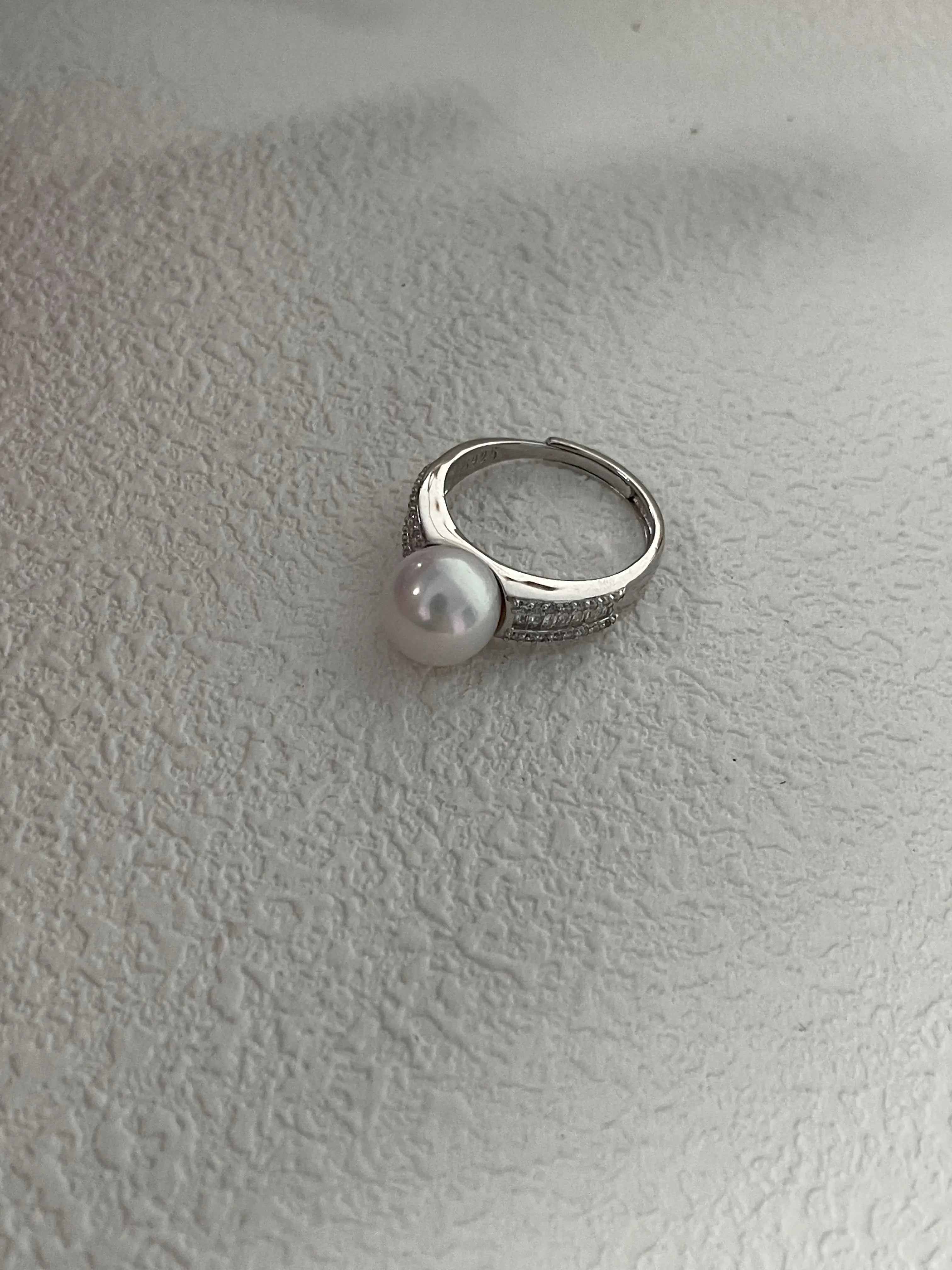 Timeless Freshwater Pearl Sterling Silver Ring