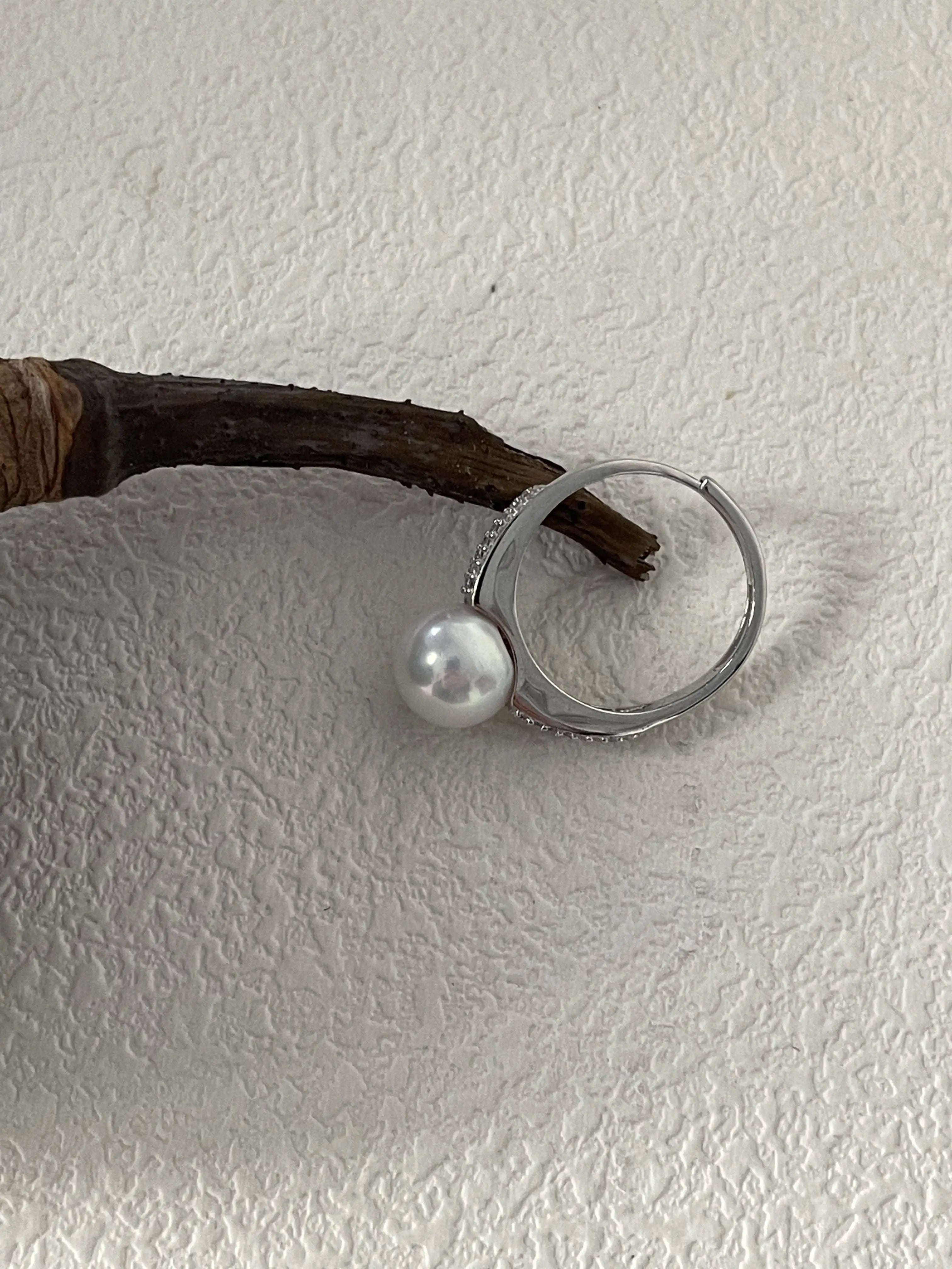Timeless Freshwater Pearl Sterling Silver Ring