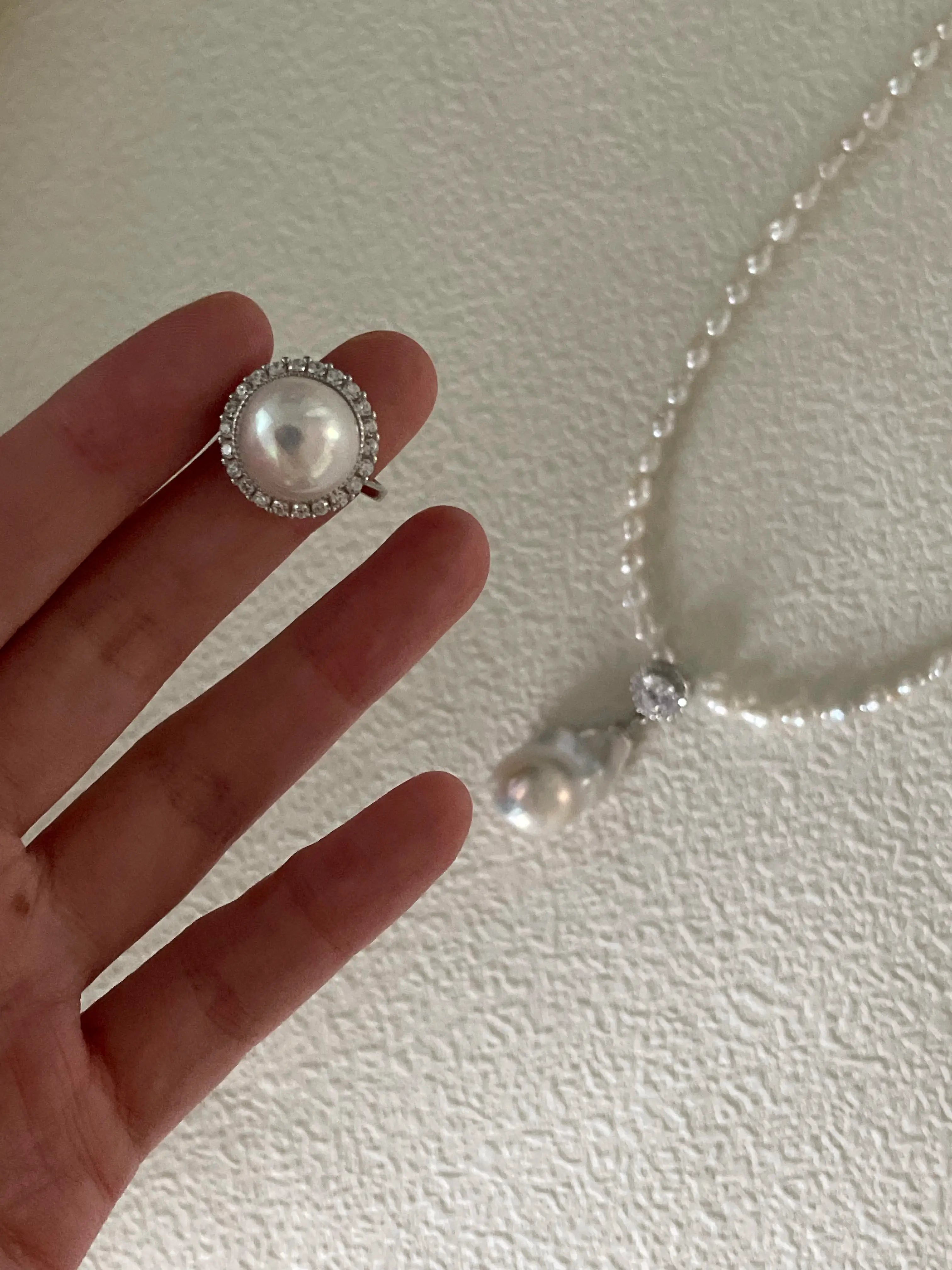 Statement 12mm Mabe Freshwater Pearl Ring