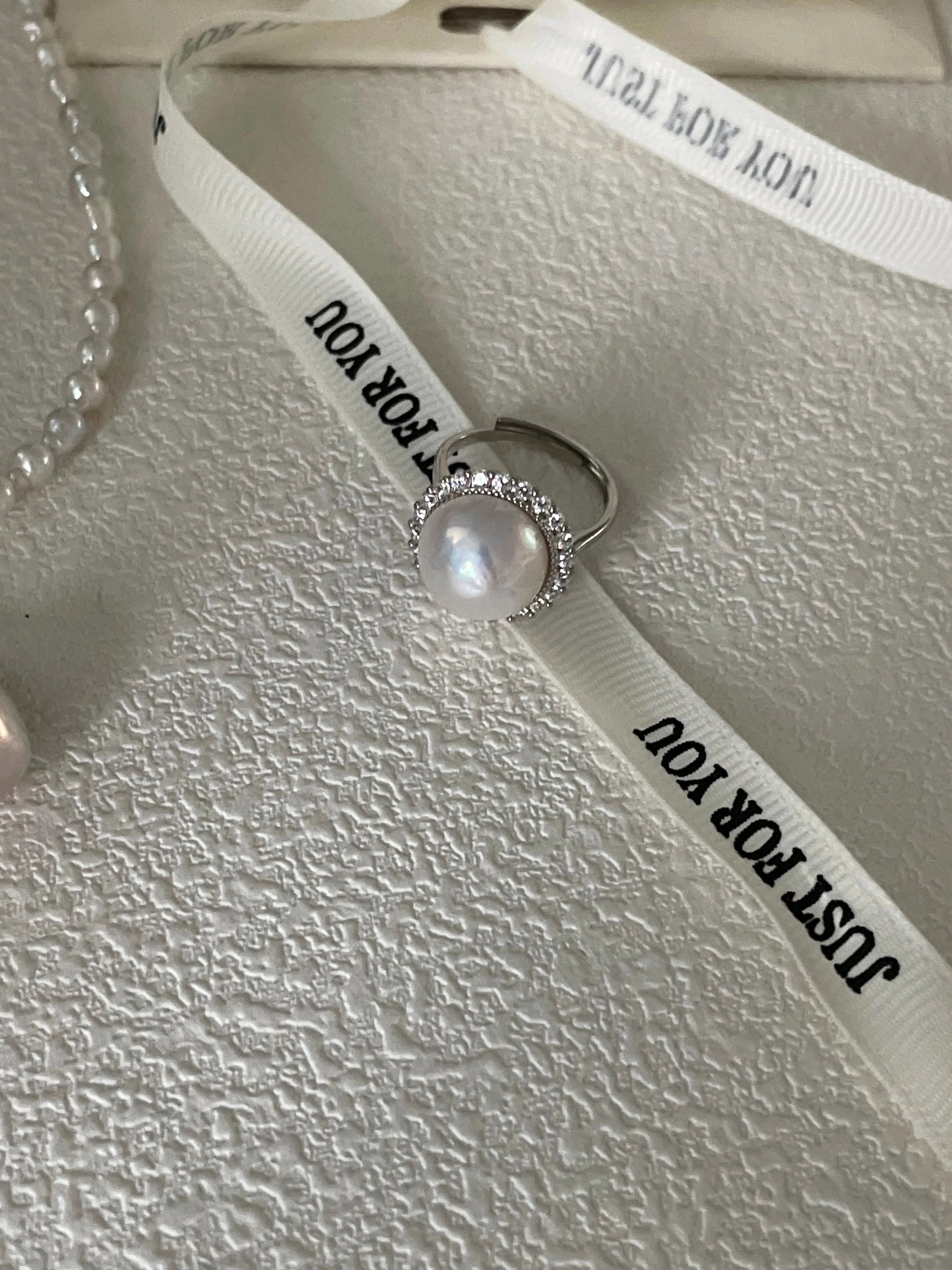 Statement 12mm Mabe Freshwater Pearl Ring