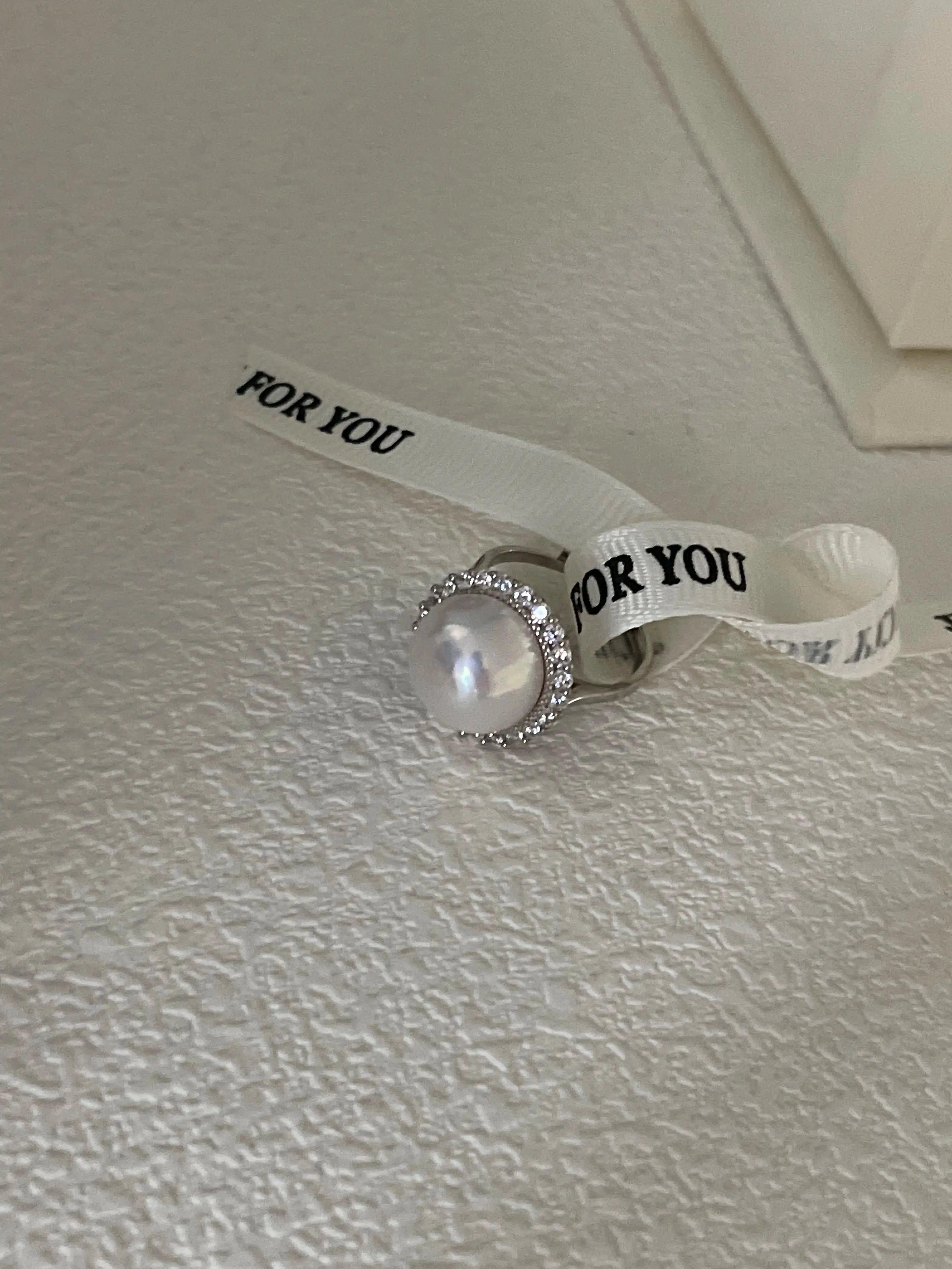 Statement 12mm Mabe Freshwater Pearl Ring