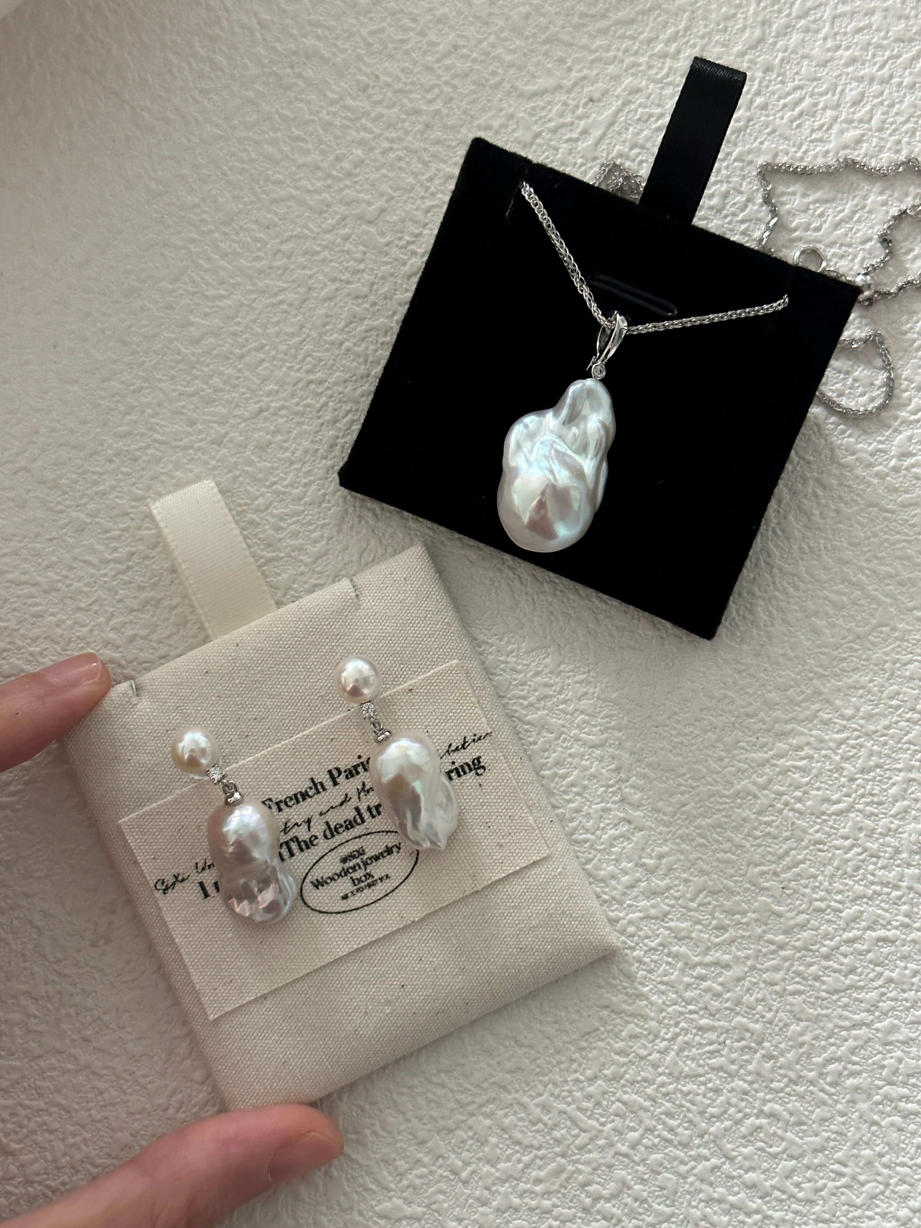 Timeless Drop Earrings – Baroque & Round Pearls