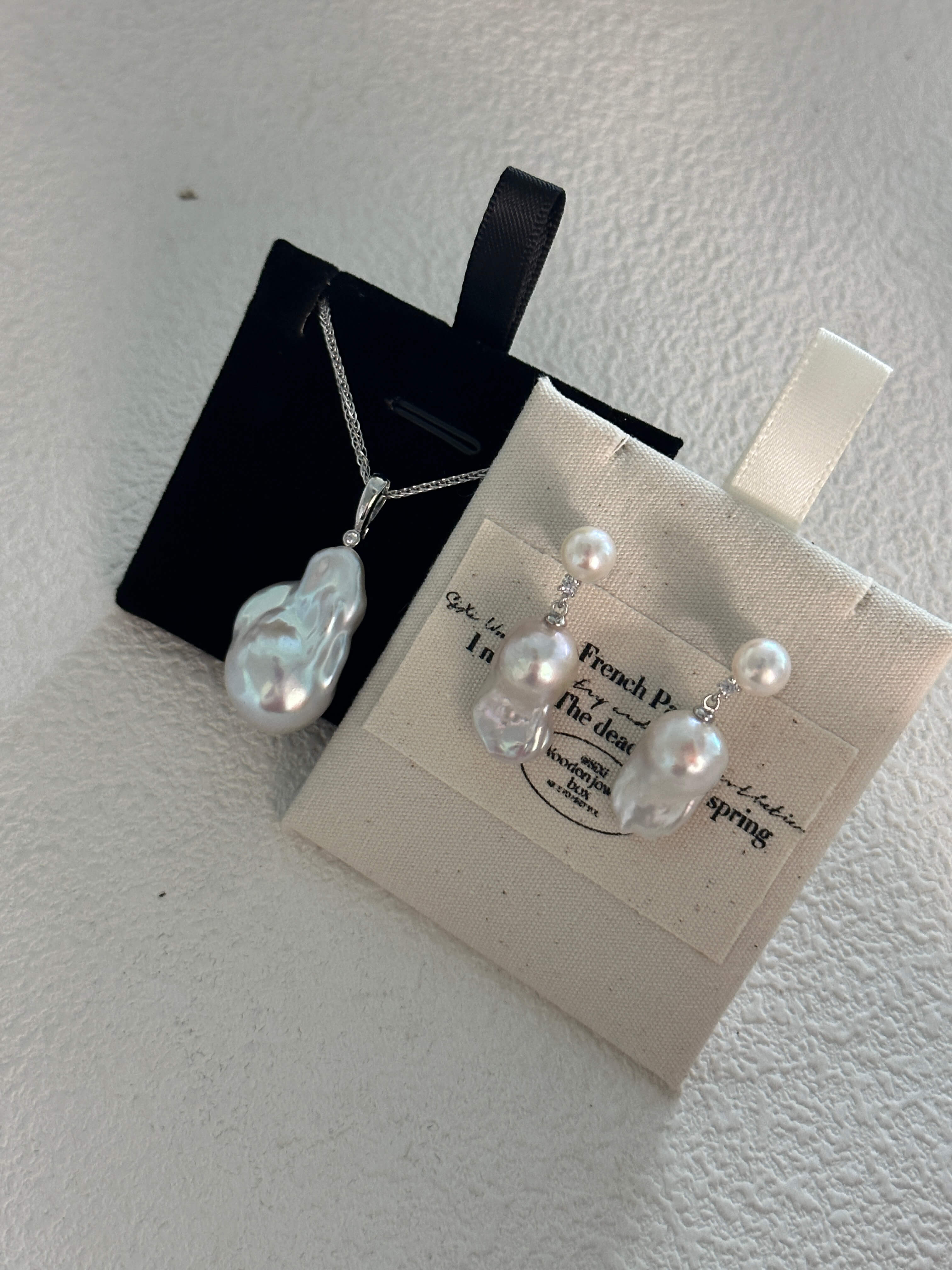 Timeless Drop Earrings – Baroque & Round Pearls