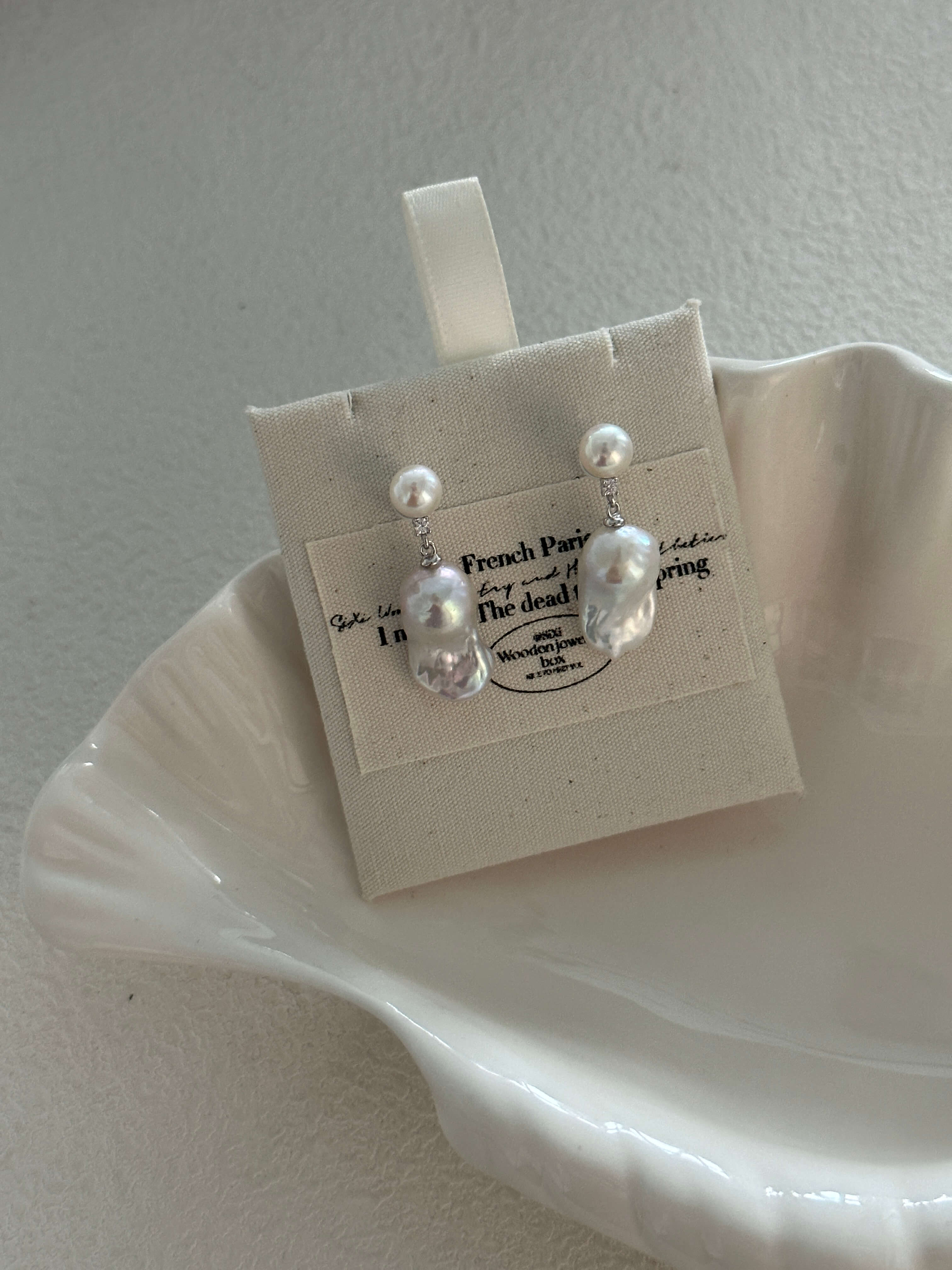 Timeless Drop Earrings – Baroque & Round Pearls