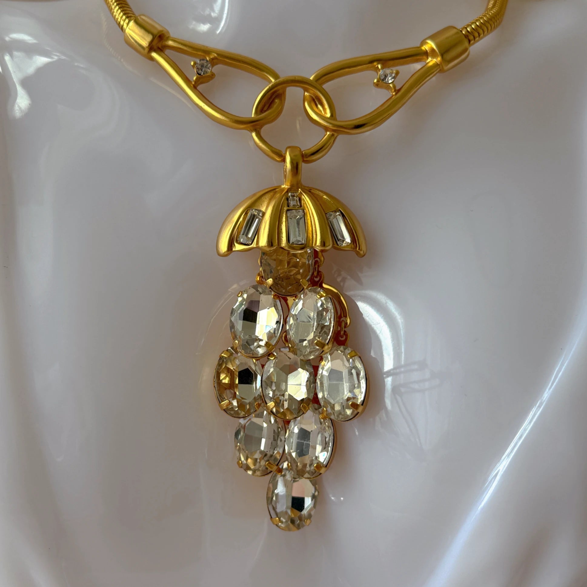Golden Grape Crystal Jewelry Set - Crystal Collection