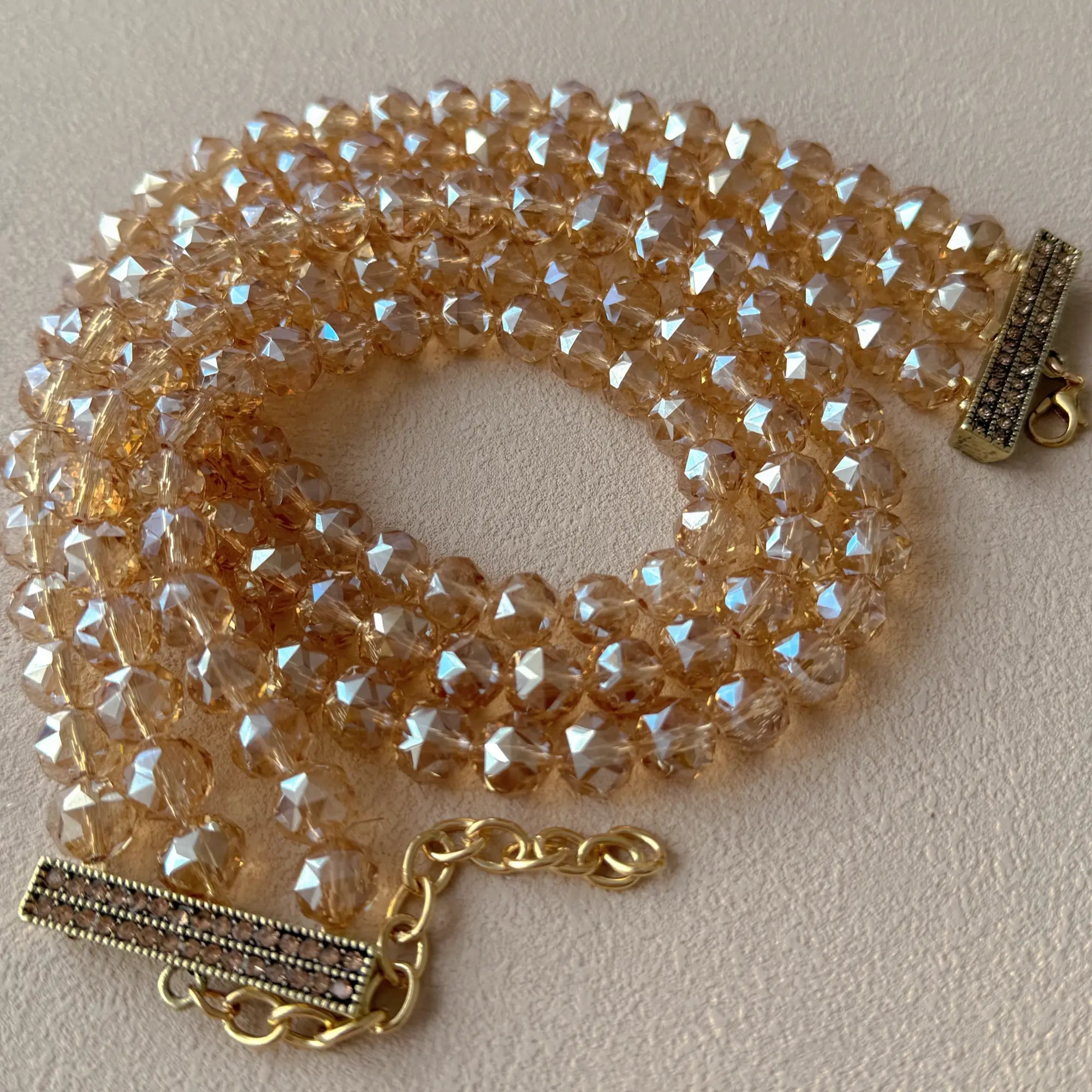Champagne Glow Necklace