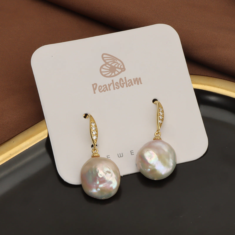 Baroque Pearl Drop Earrings