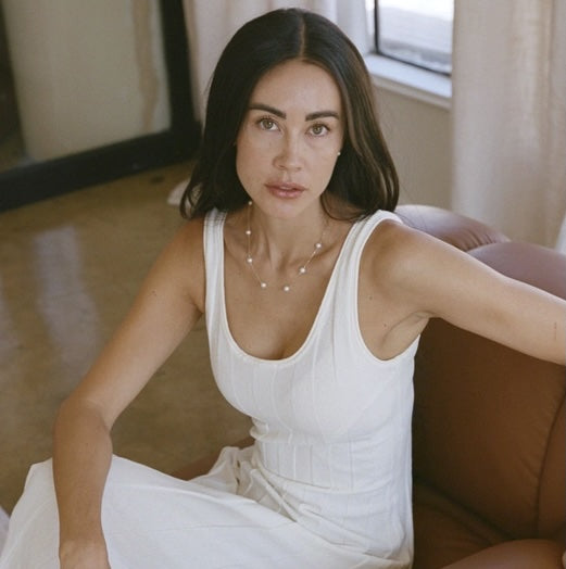 6-7mm 14K Gold Akoya Pearl Tincup Necklace