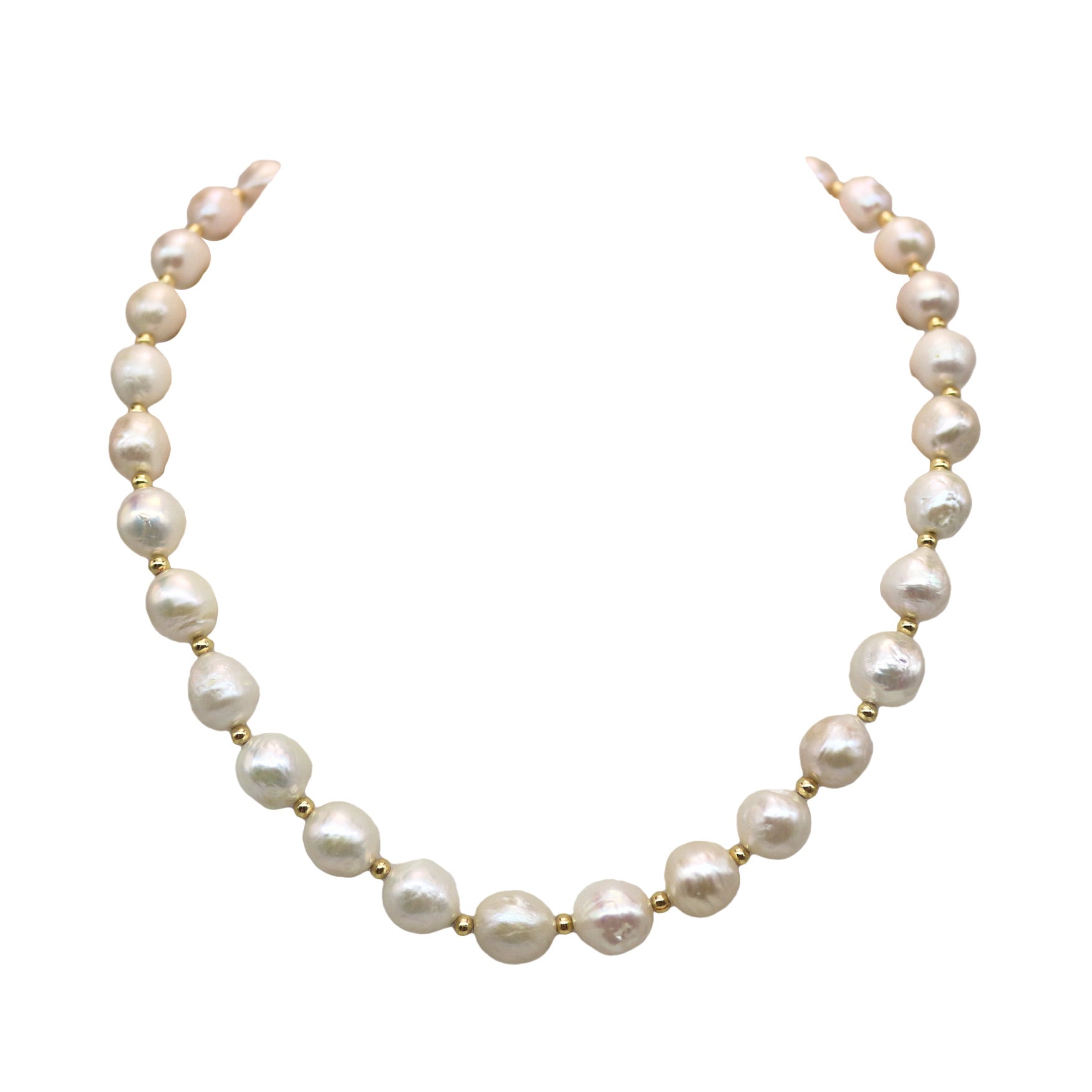 9-10mm Freshwater Baroque Pearls - Toggle Clasp