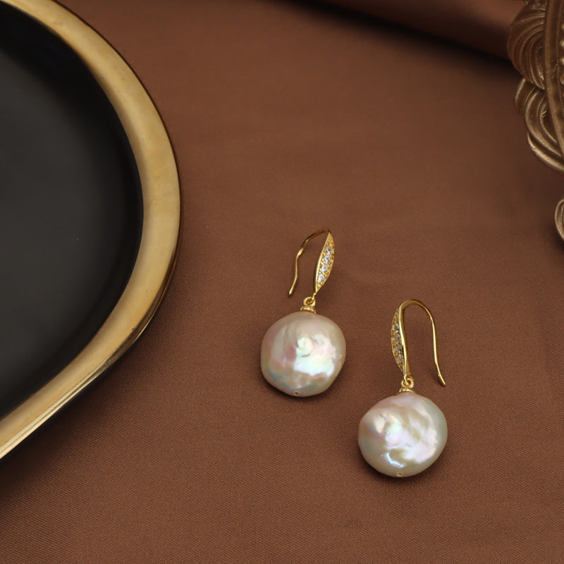 Baroque Pearl Drop Earrings