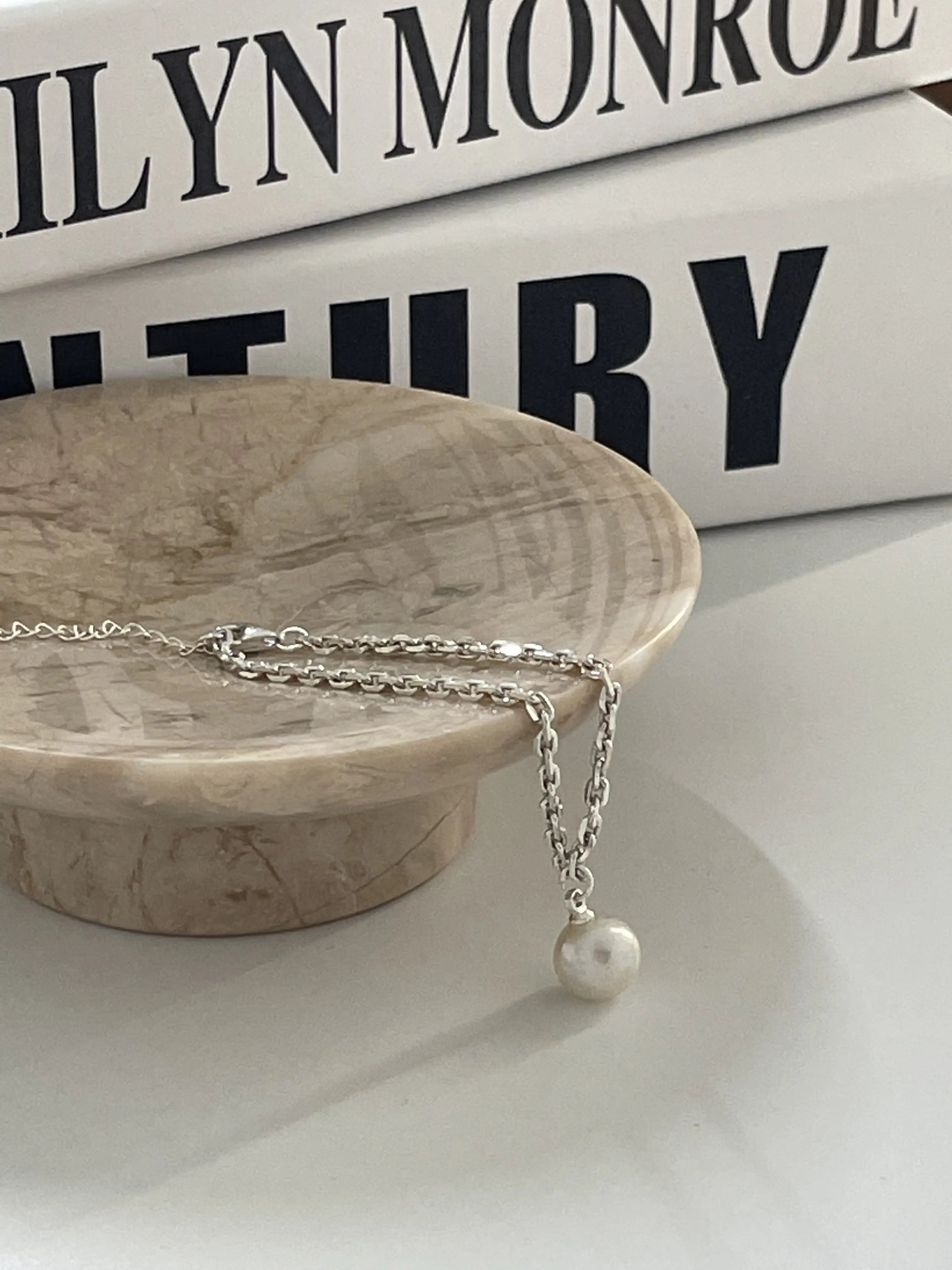 Saltwater Pearl Silver Bracelet
