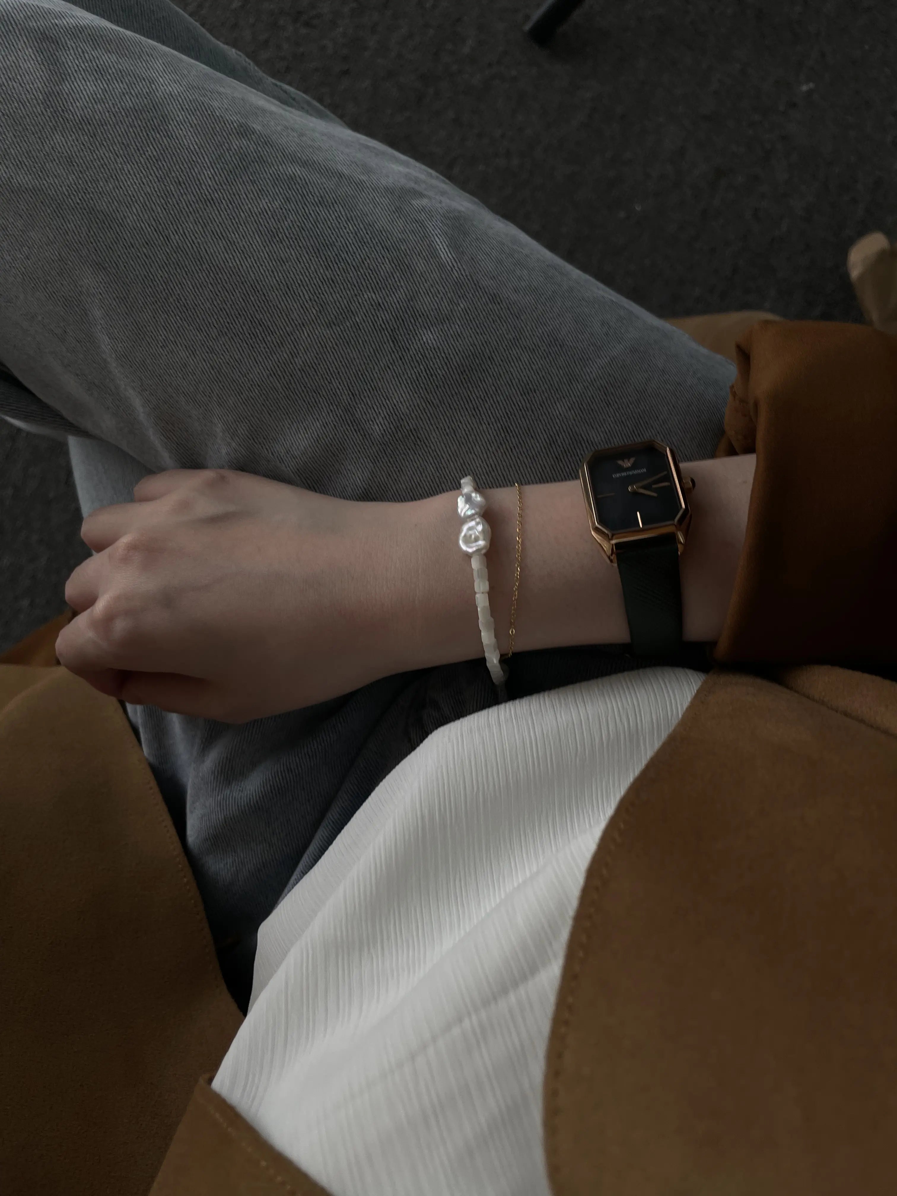 Double-Strand Shell Pearl Bracelet