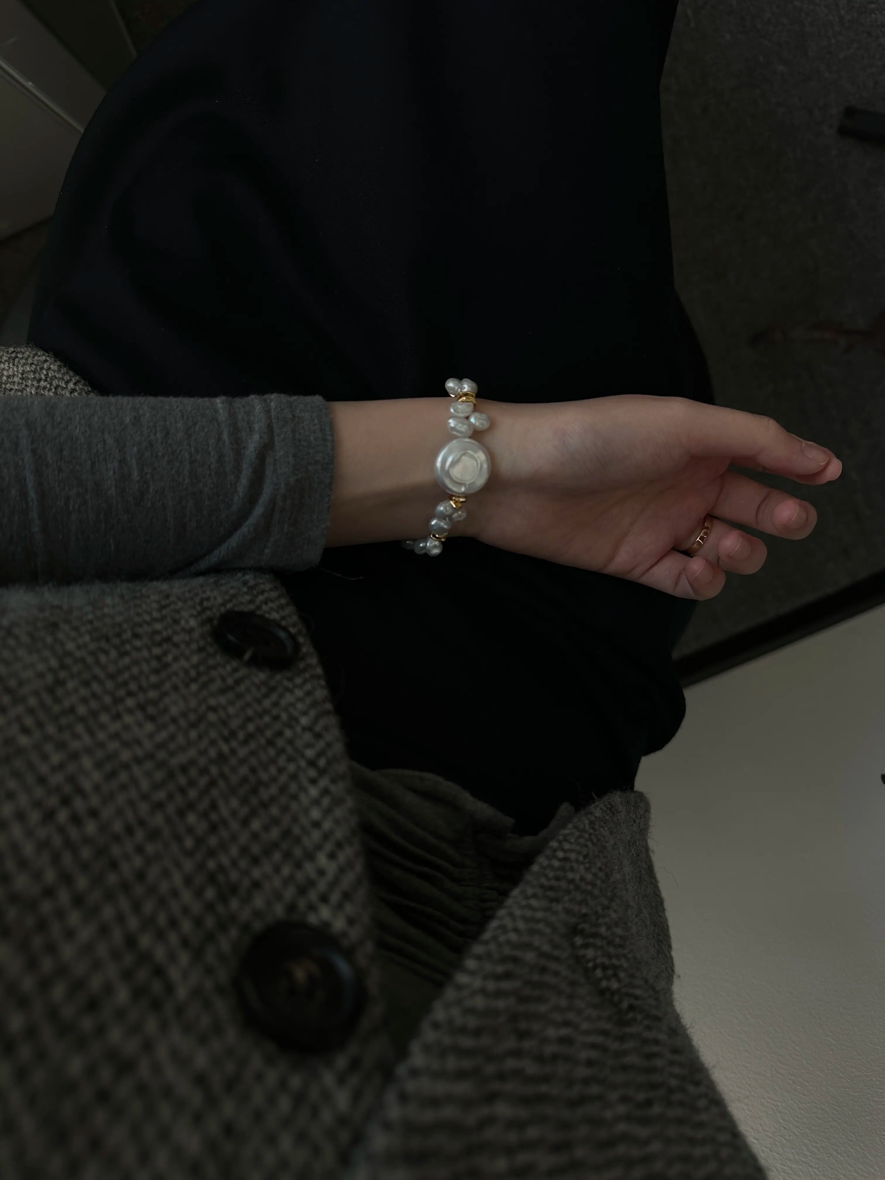 Baroque and Keshi Pearl Bracelet