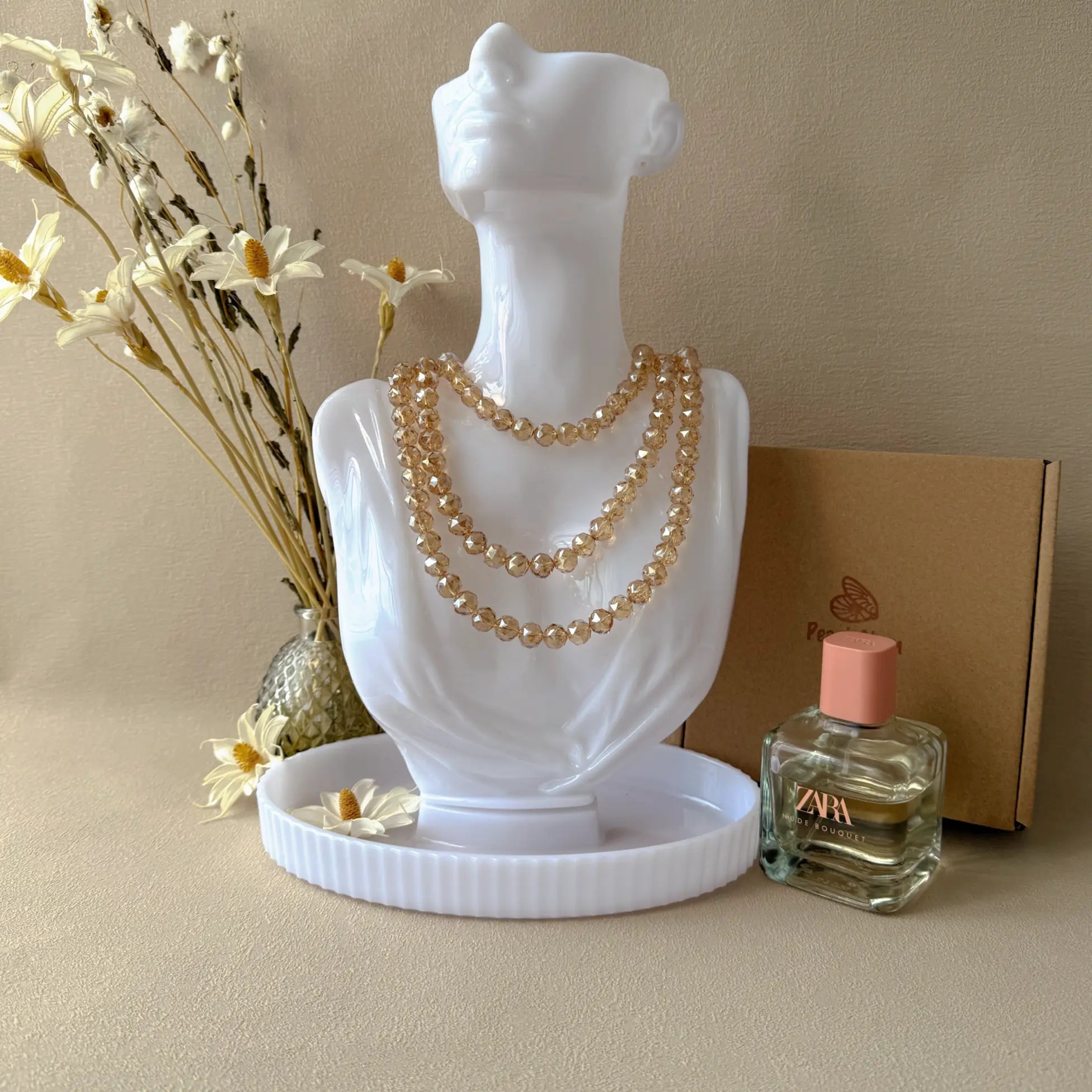 Champagne Glow Necklace