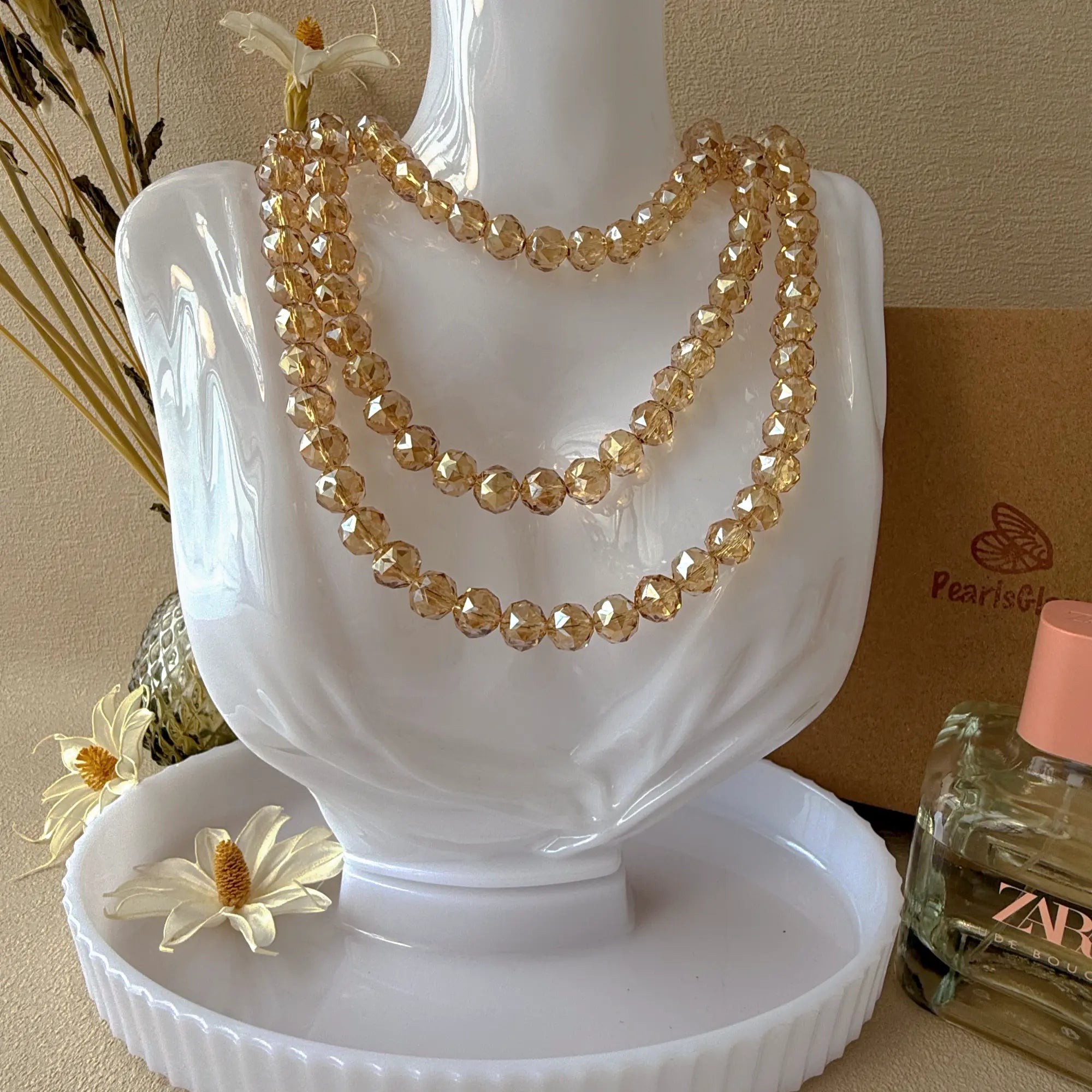Champagne Glow Necklace