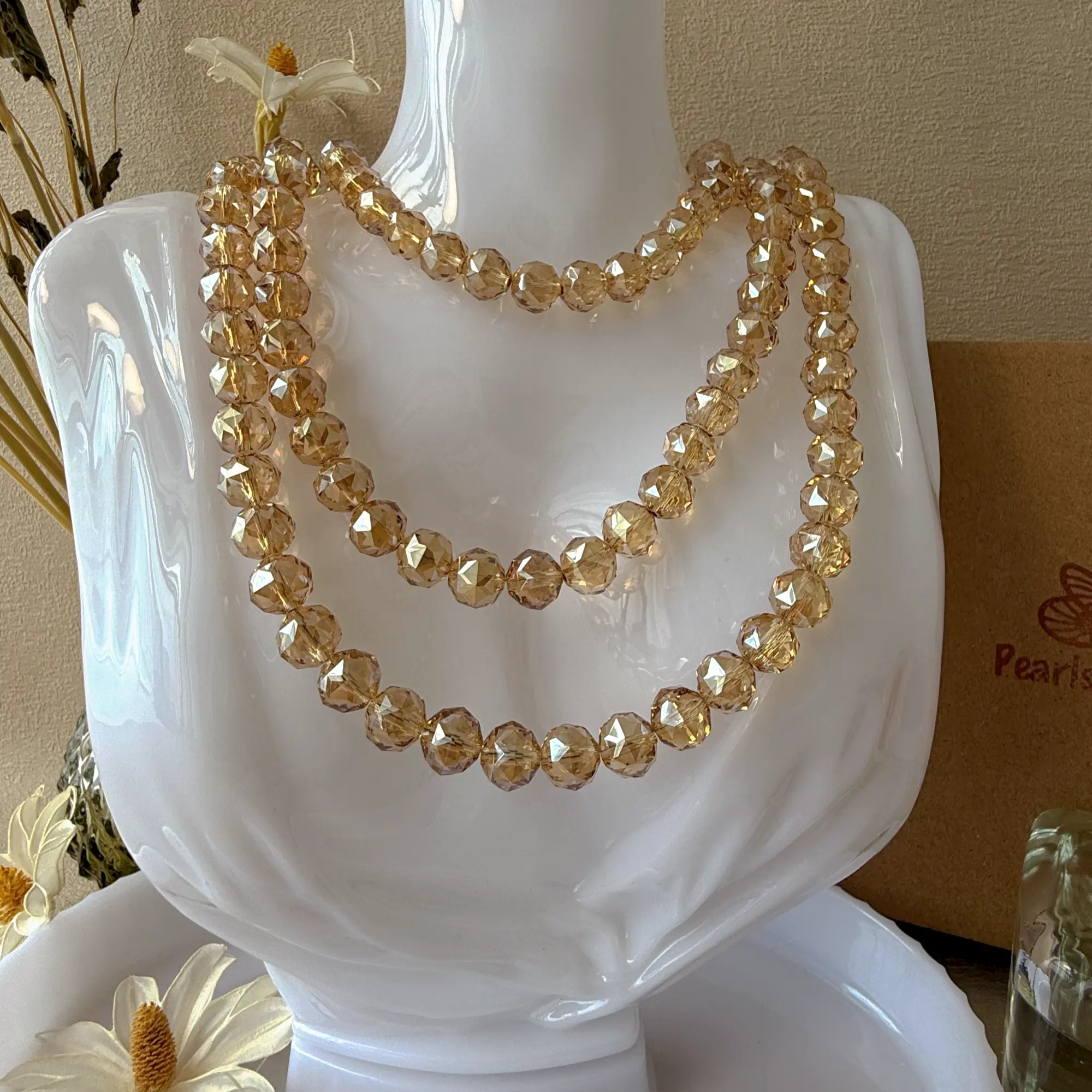 Champagne Glow Necklace