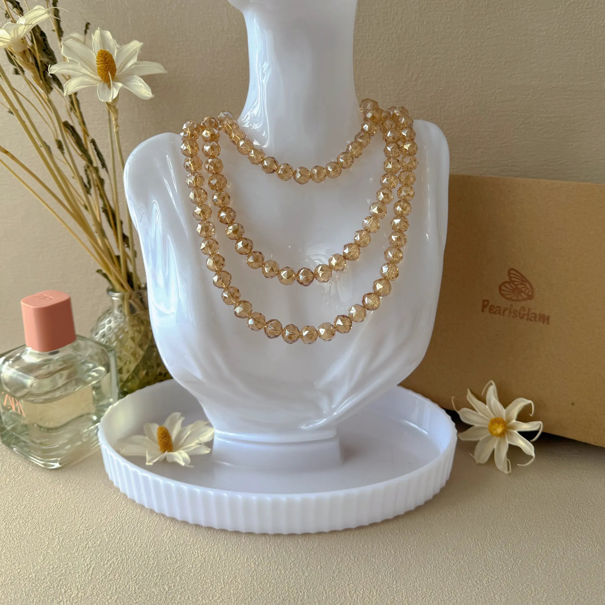 Champagne Glow Necklace
