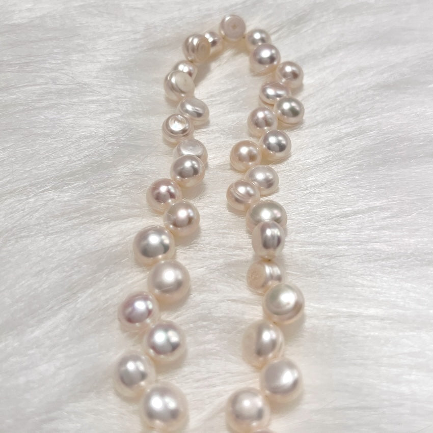 8-9mm Button Pearl necklace