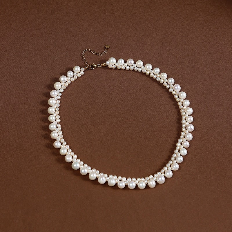 Freshwater Pearl Beaded Choker Necklace