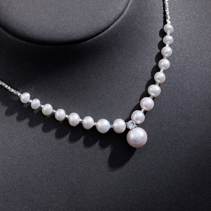 Bridal Elegance – Classic Drop Pearl Necklace
