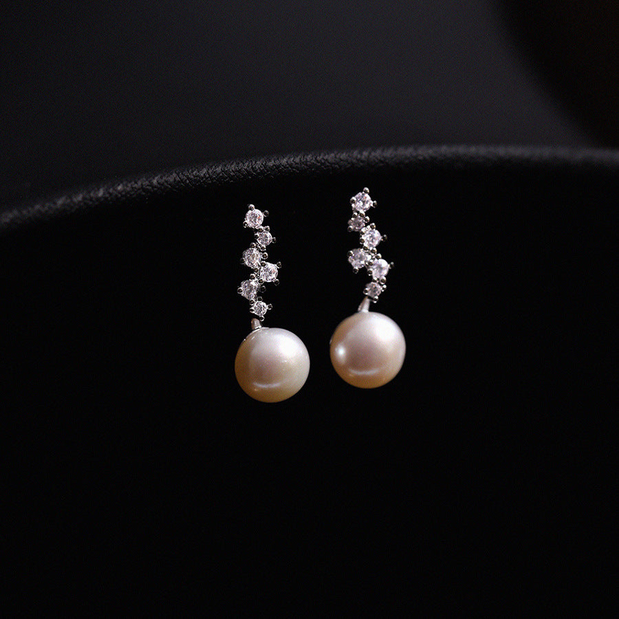 12-Starlit Glow-7mm Freshwater Pearl Earrings