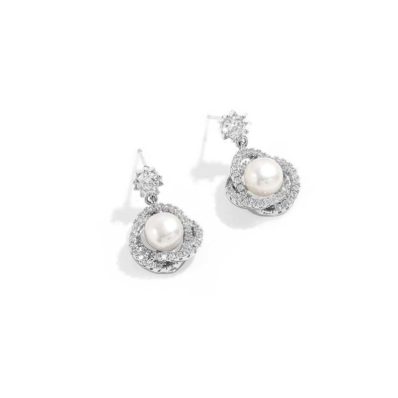 Aura Grace – 7mm Freshwater Pearl Earrings