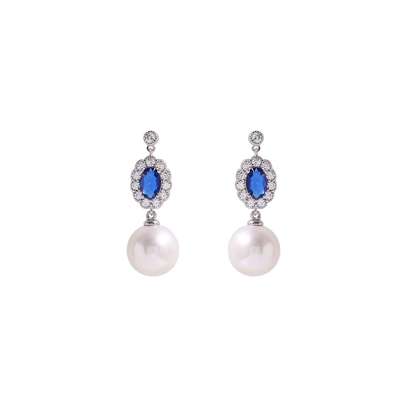 Vienna Bloom-Perfectly Round Pearl Earrings