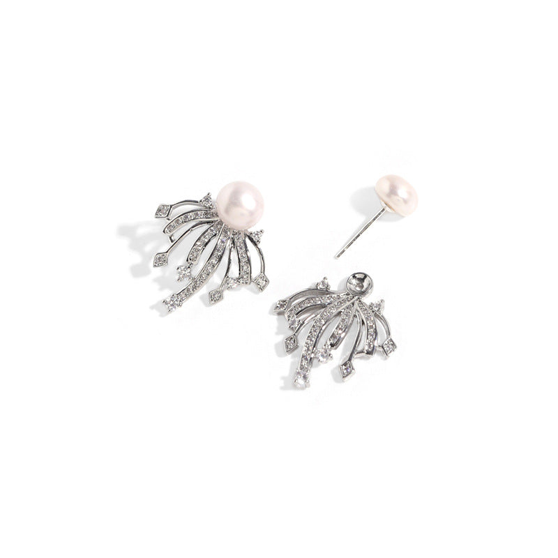 05 - Blossom Grace – Freshwater Pearl Earrings