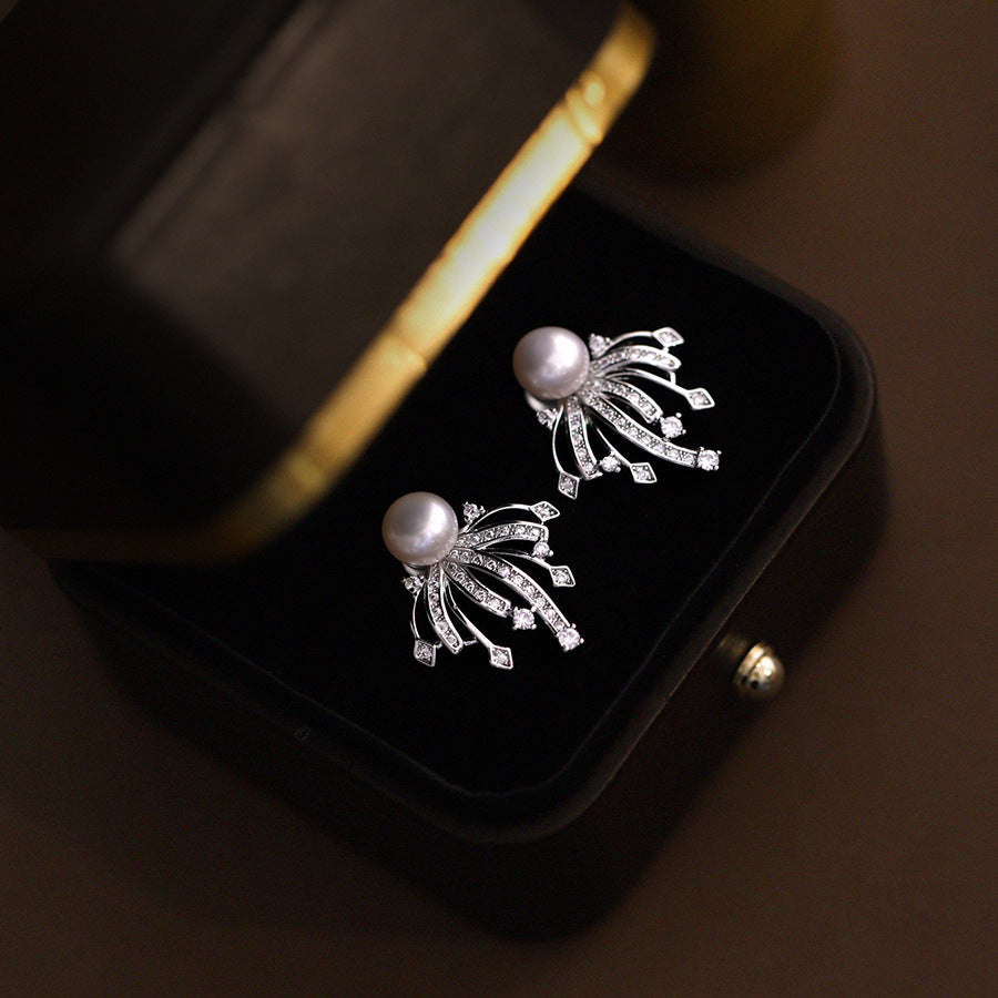 05 - Blossom Grace – Freshwater Pearl Earrings