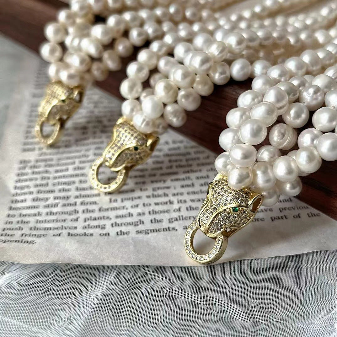 Eternal Grace – Multi-Strand Pearl Necklace