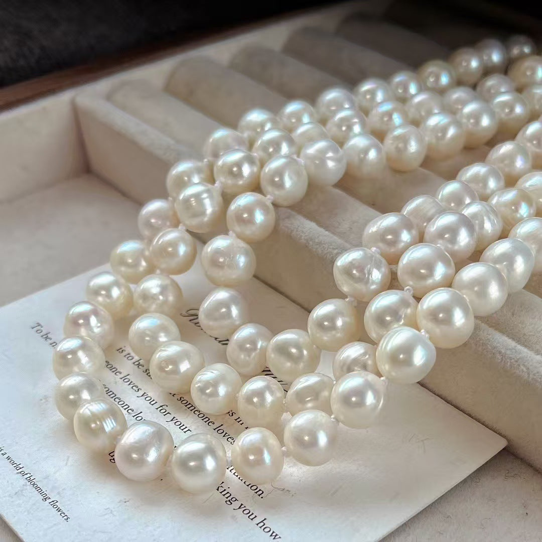 Timeless Elegance – 10mm Freshwater Pearl Necklace