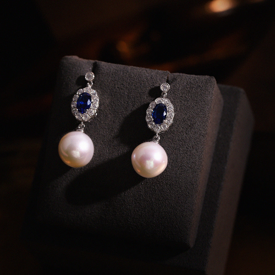 Vienna Bloom-Perfectly Round Pearl Earrings