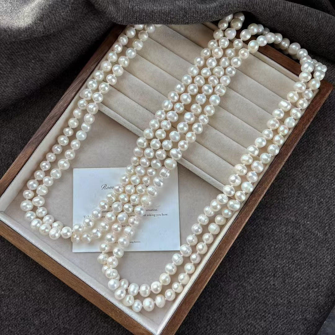 Timeless Elegance – 10mm Freshwater Pearl Necklace